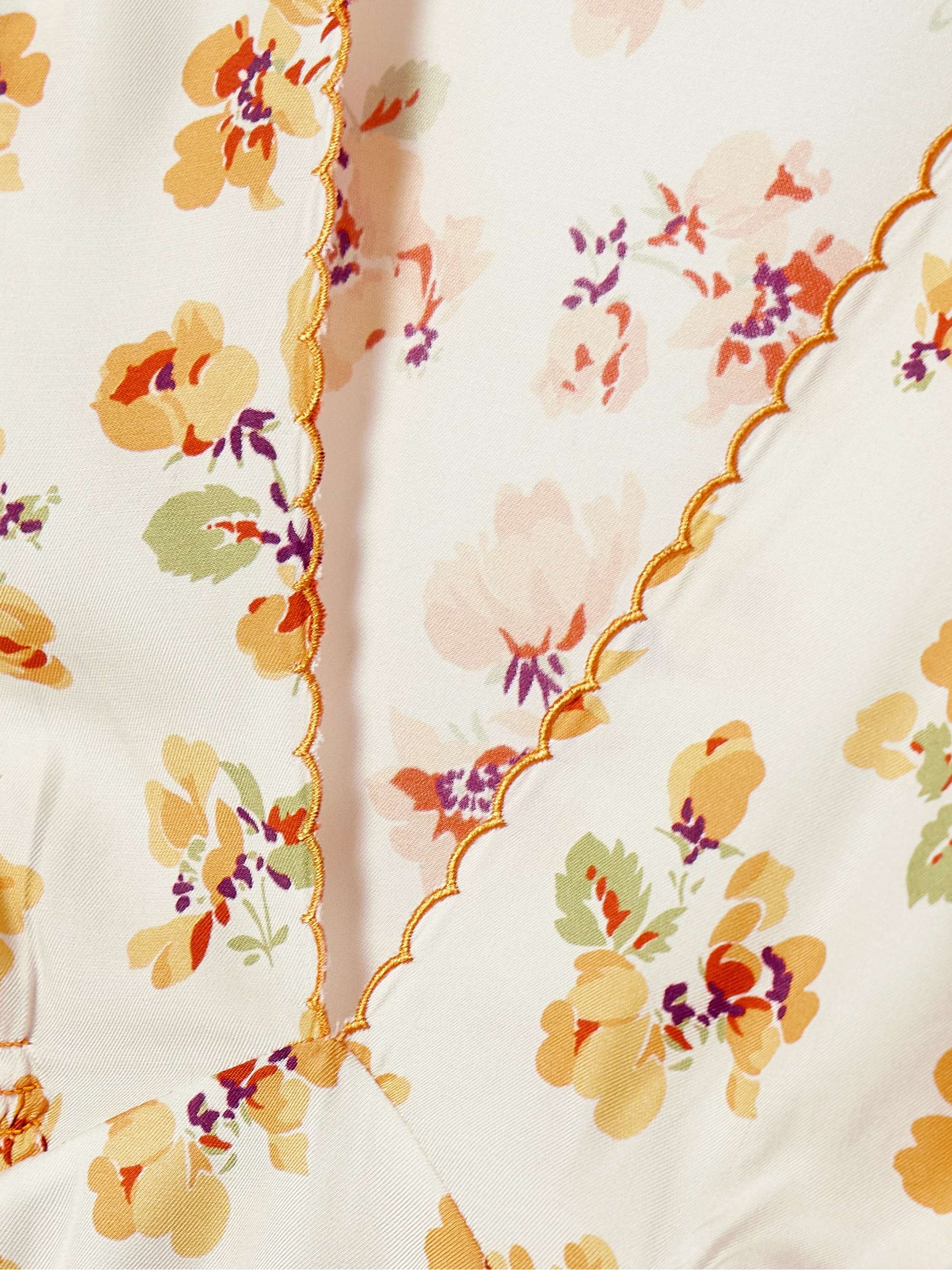Dianne floral-print silk-blend twill mini dress view