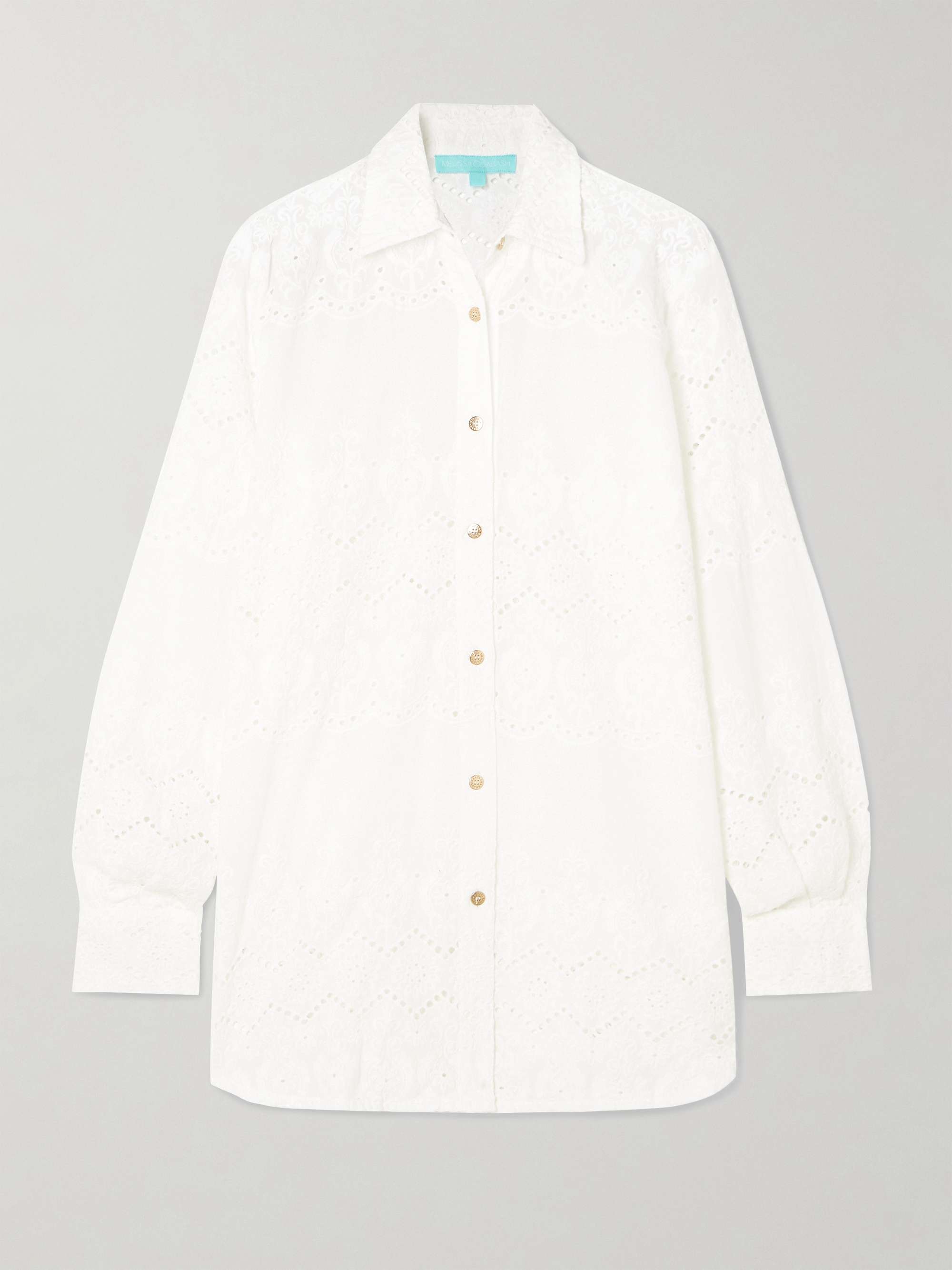 Orla broderie anglaise cotton shirt view