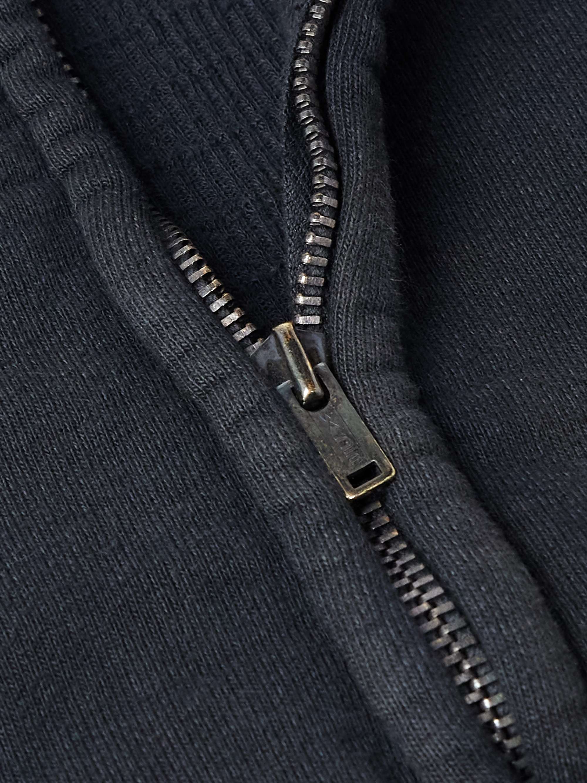 Cotton-Jersey Zip-up Hoodie view