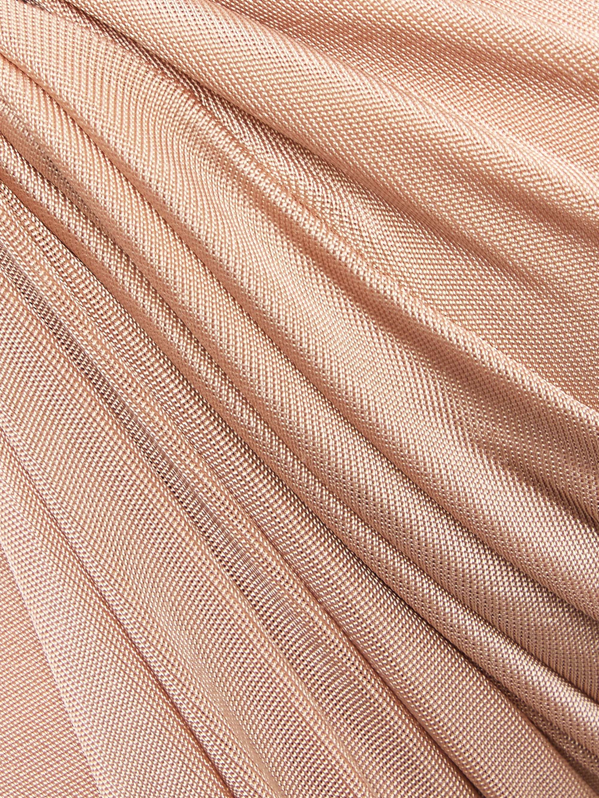 One-shoulder stretch-jersey maxi dress view