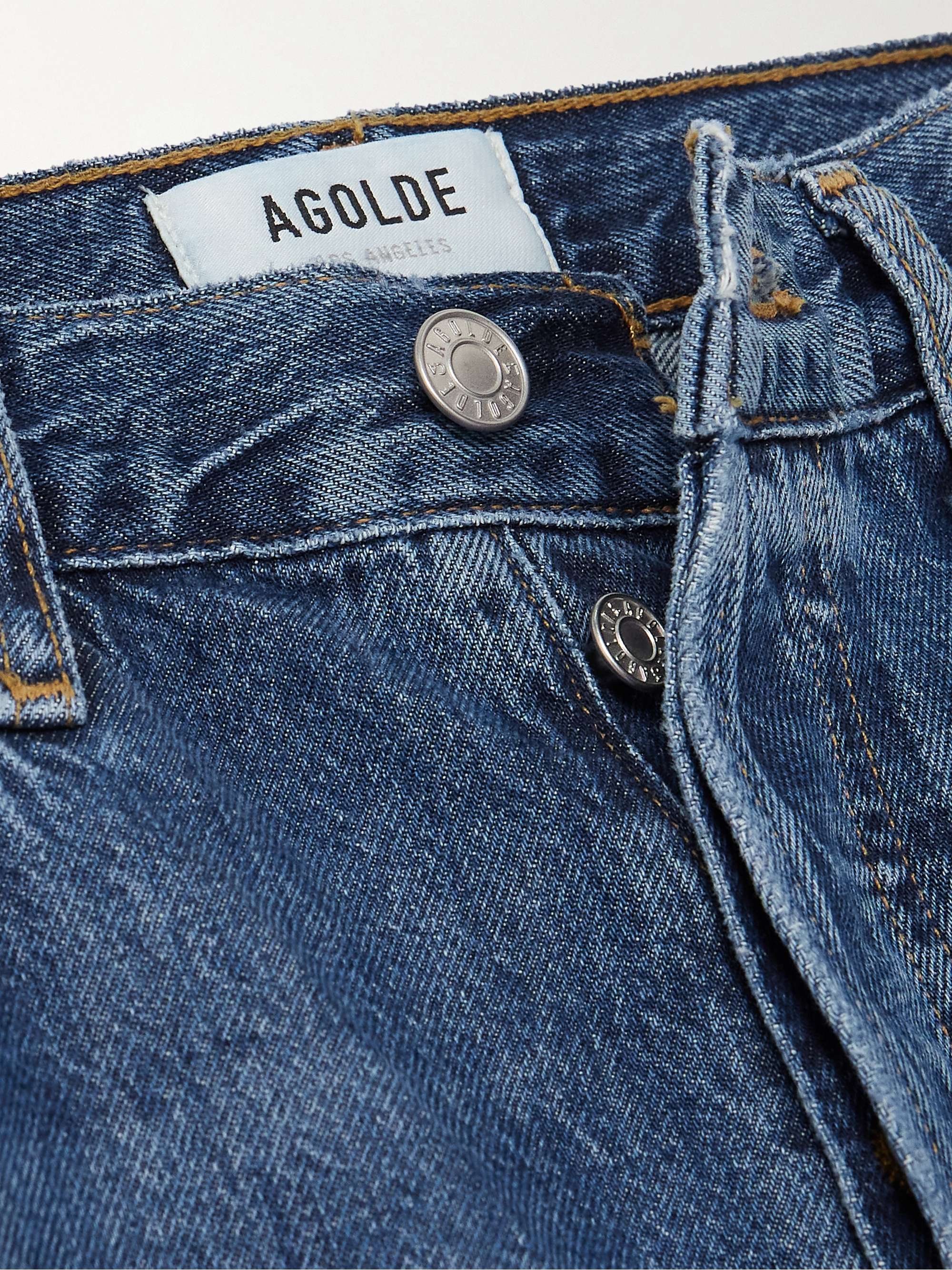 Ren high-rise wide-leg recycled jeans view