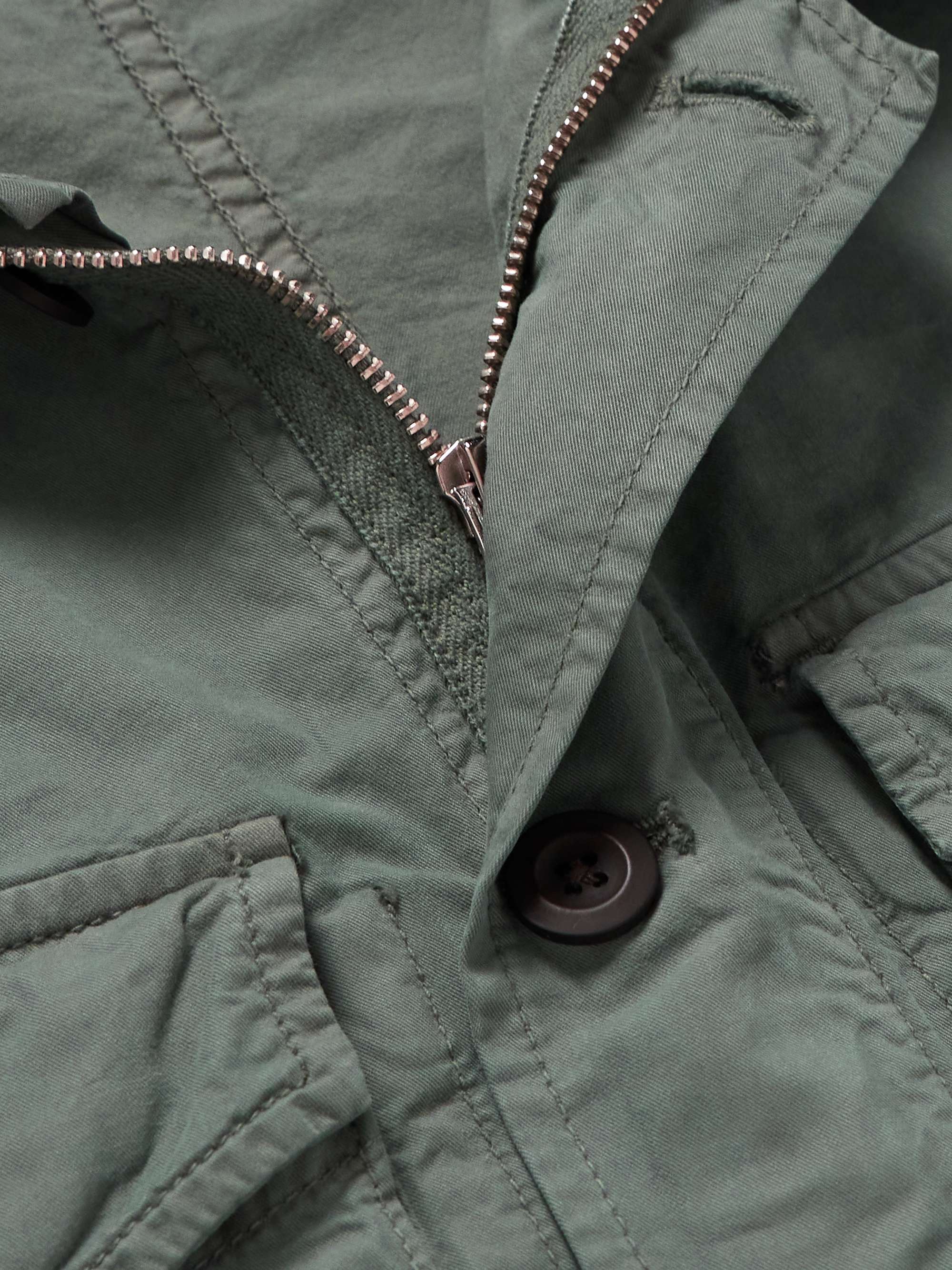 Jonah Cotton-Drill Overshirt view