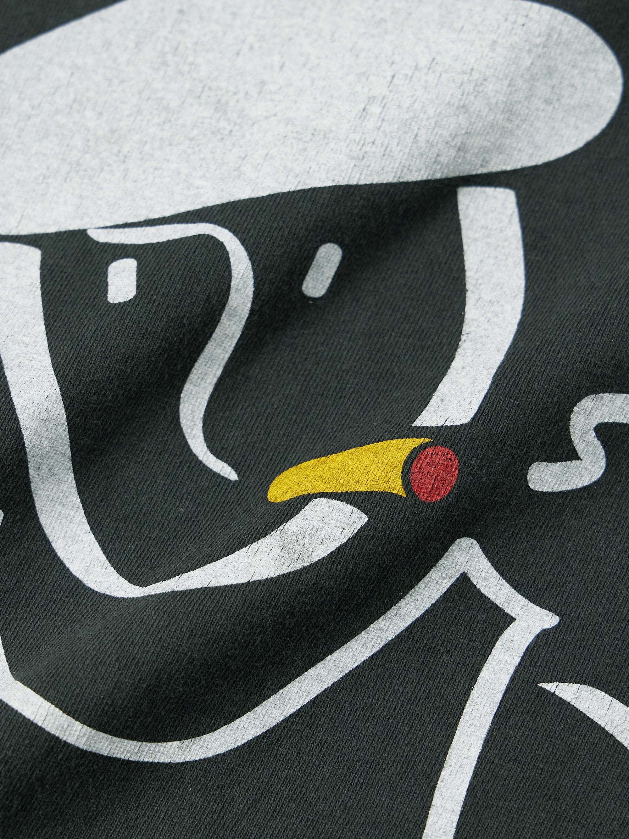 Glittered Logo-Print Cotton-Jersey T-Shirt view