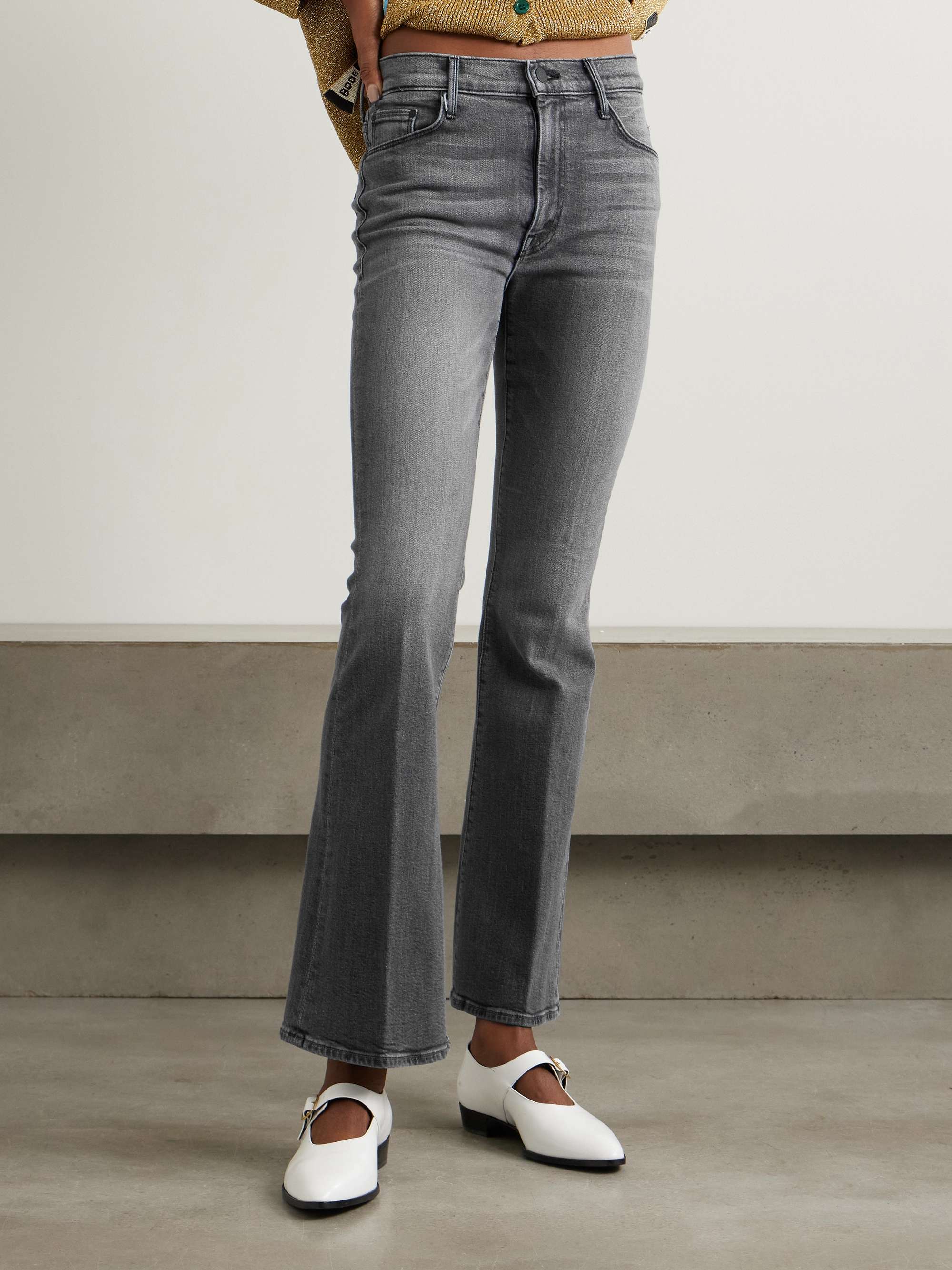 The Weekender mid-rise flared jeans view
