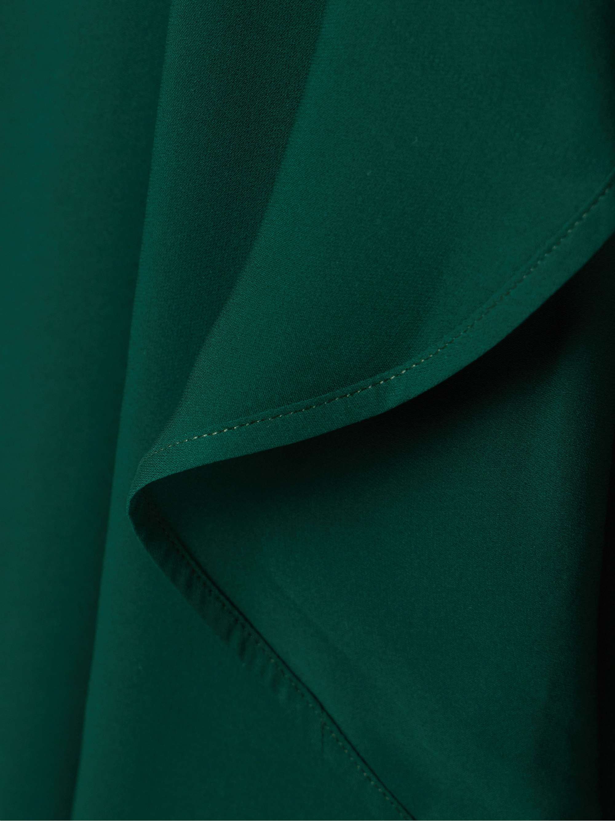 Sea Poem cutout draped silk crepe de chine maxi dress view
