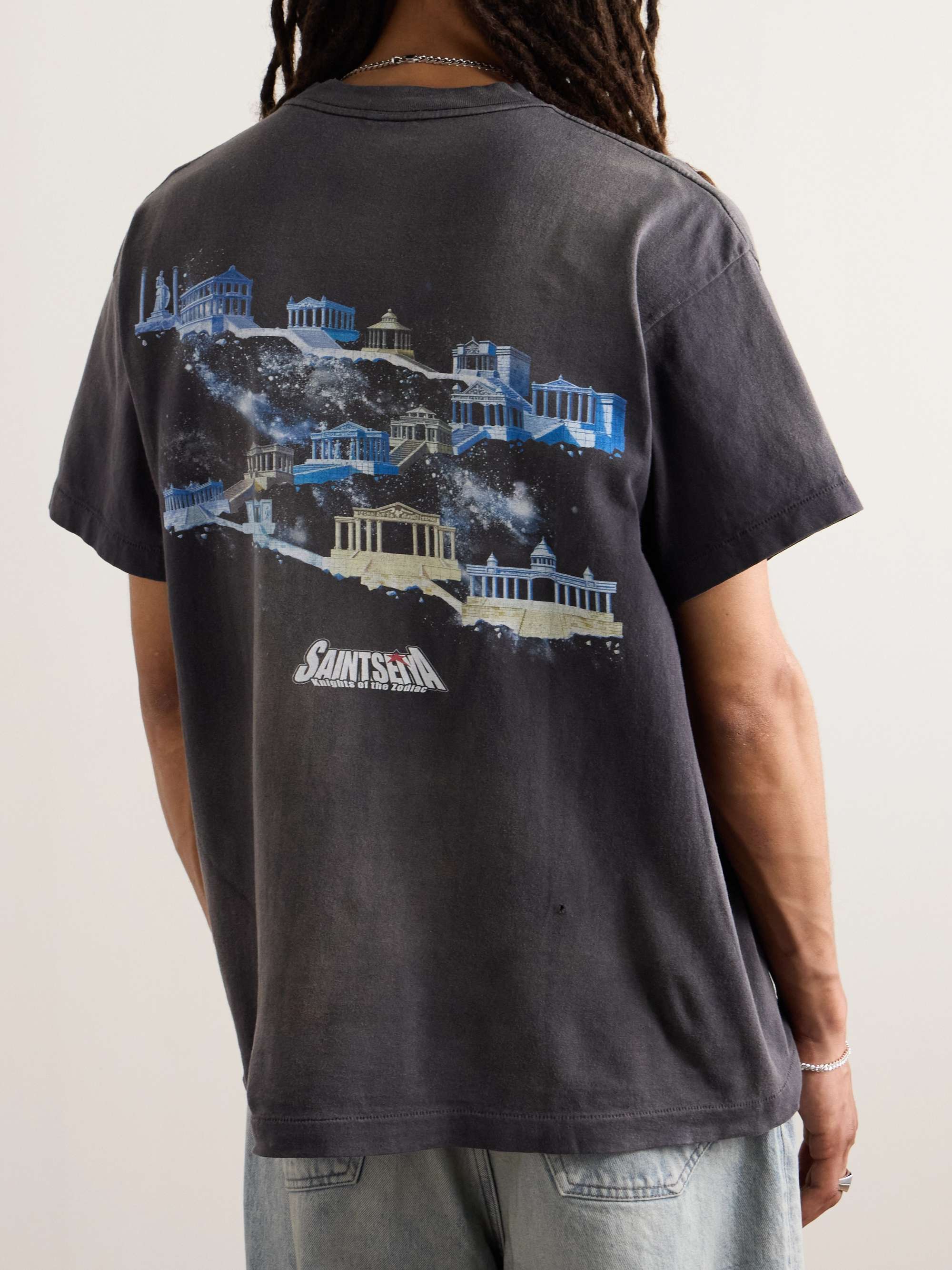 + Saint Seiya Printed Cotton-Jersey T-Shirt view