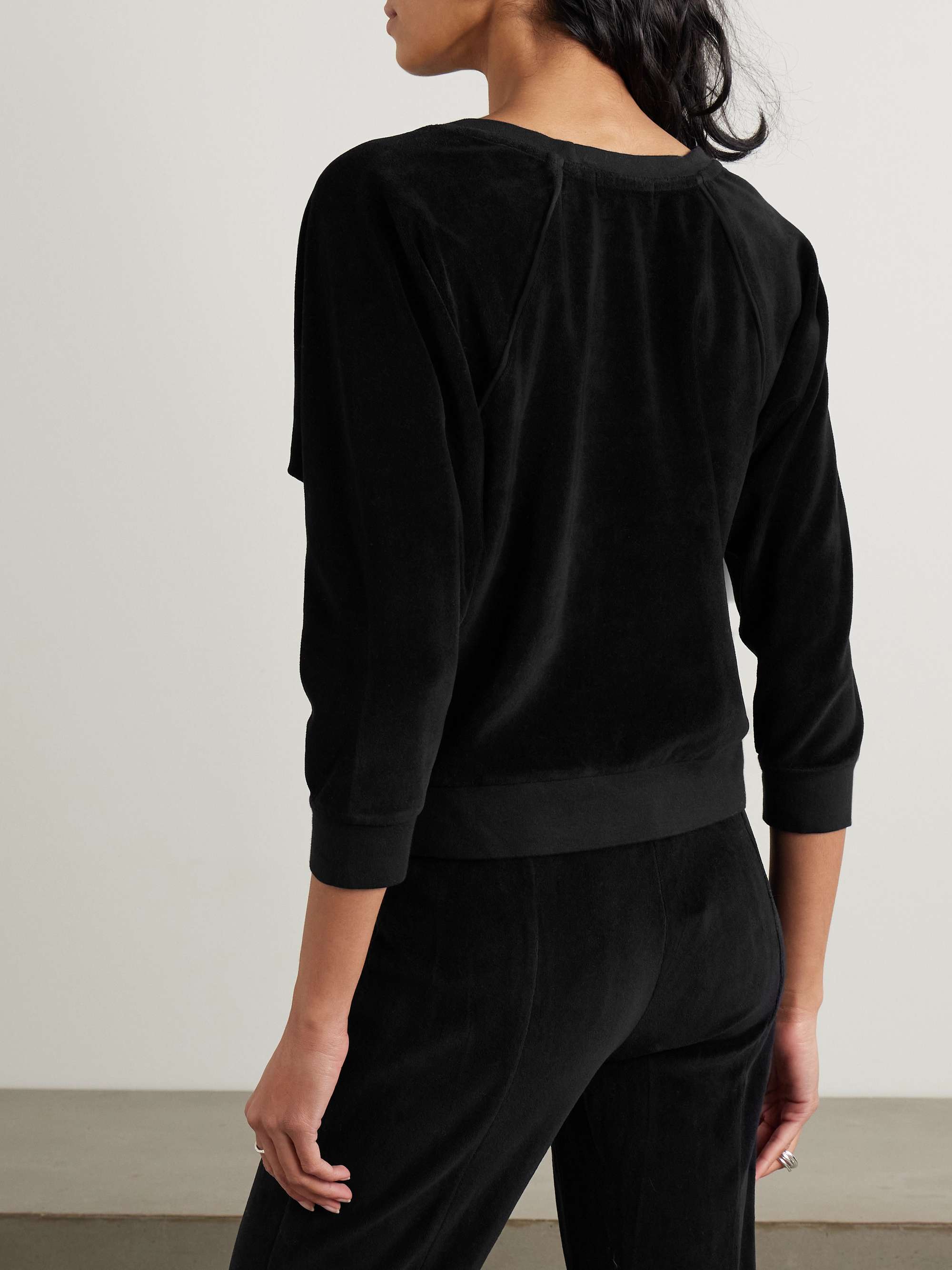 Saba cotton-blend velour sweatshirt view