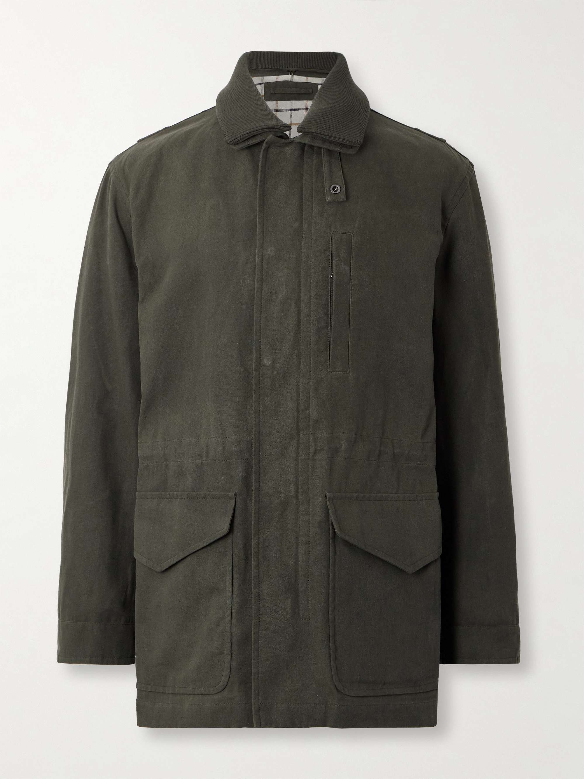 Range Cotton and Linen-Blend Parka view