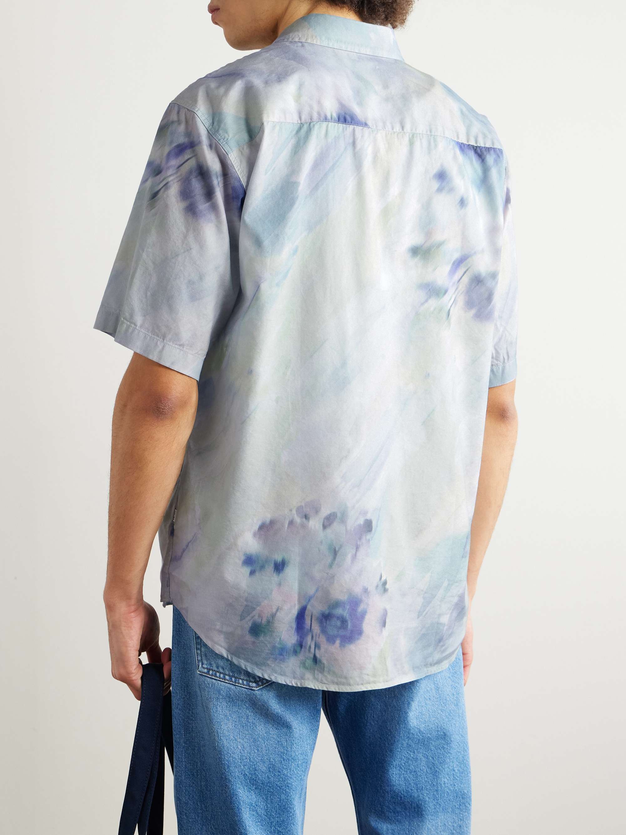 Freddy 5654 Printed Cotton and Lyocell-Blend Shirt view