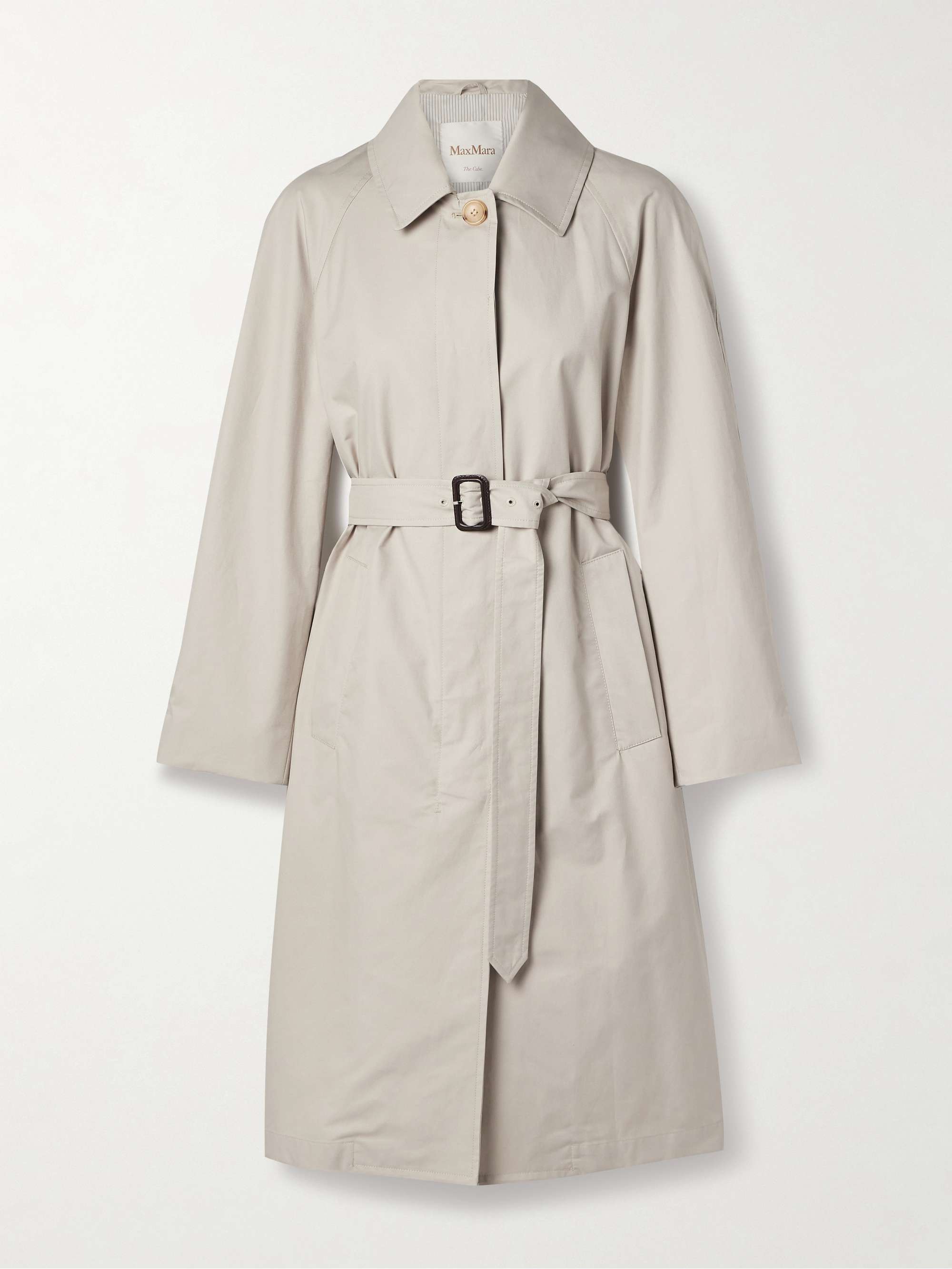 The Cube Orleans cotton-blend twill trench coat view
