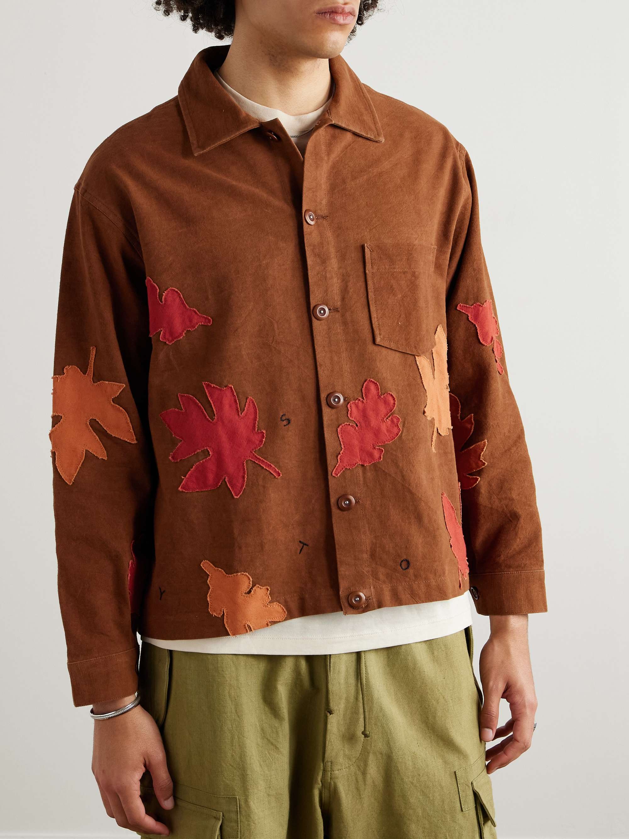 Second Autumn Appliquéd Organic Cotton Jacket view