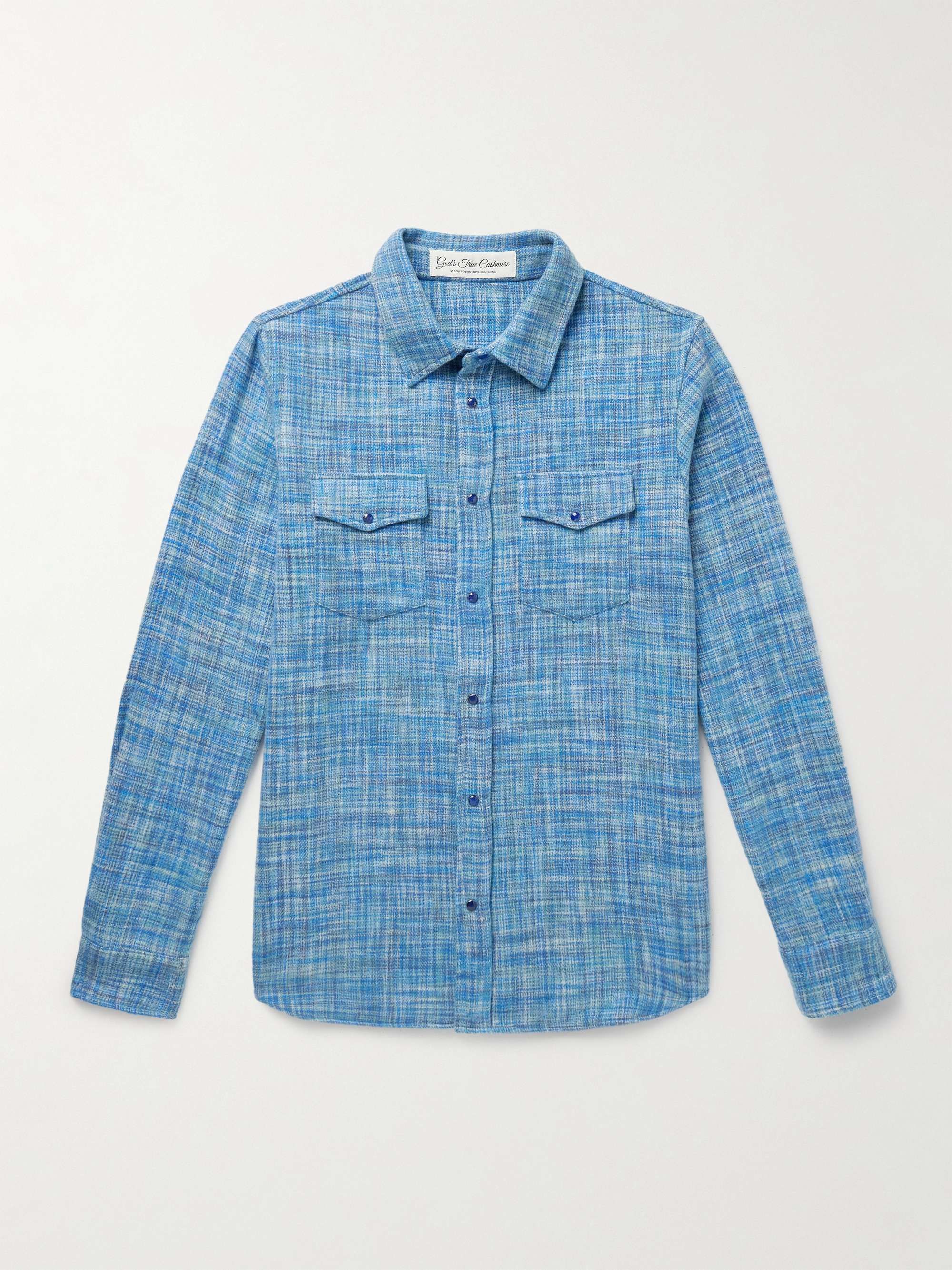 Space-Dyed Cashmere Shirt view