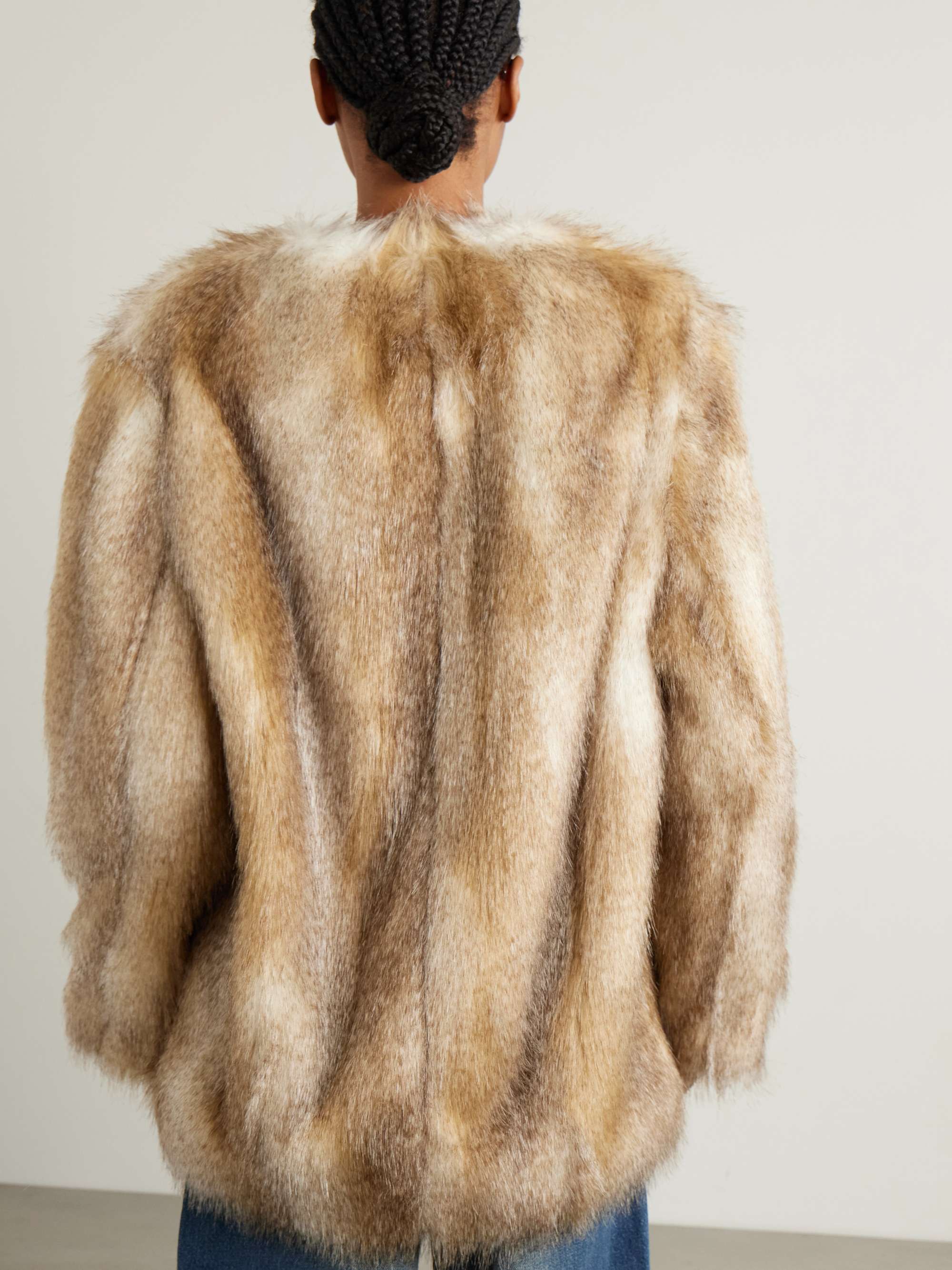 Aglae plush coat view