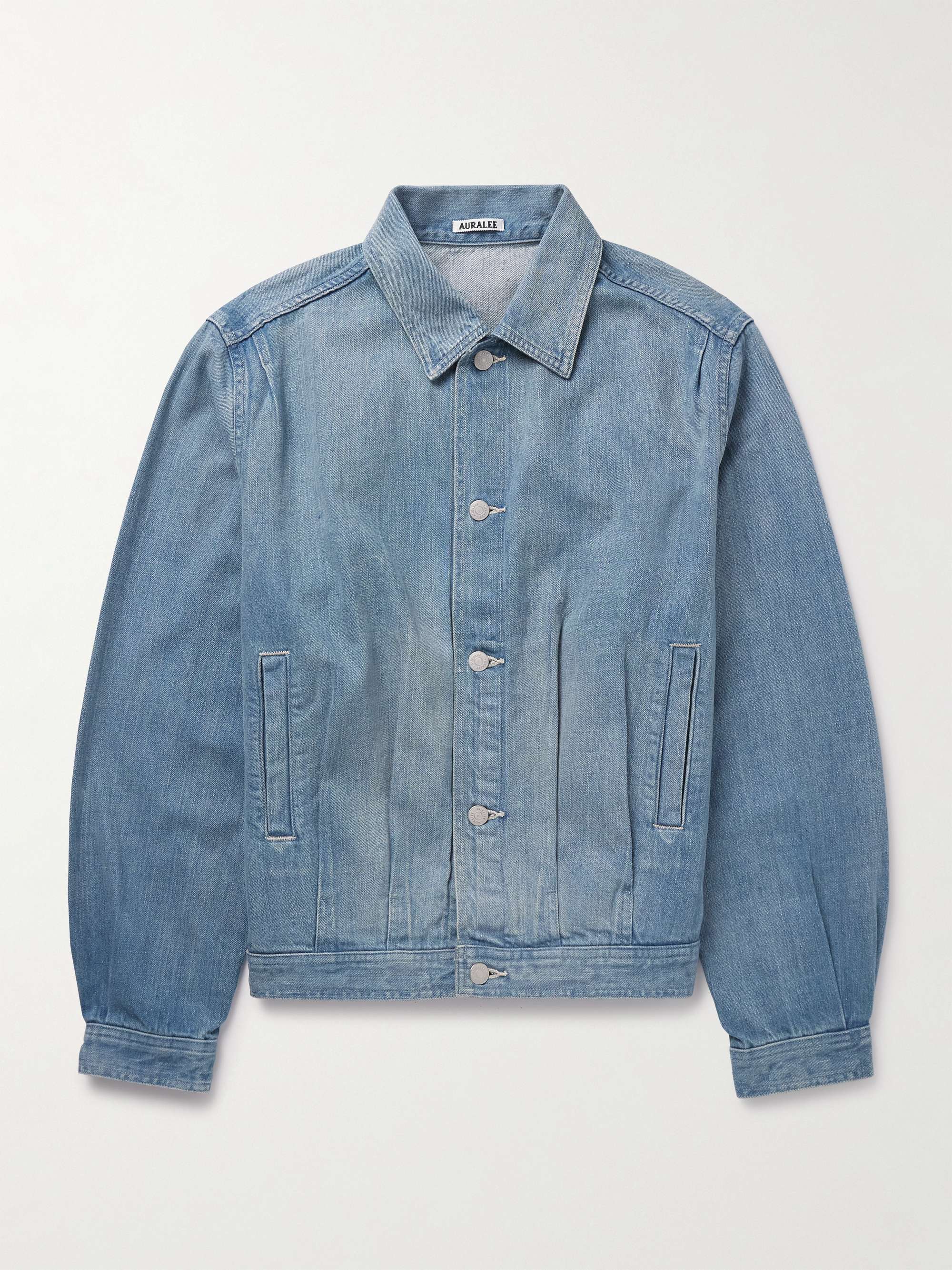 Pleated Selvedge Denim Jacket view