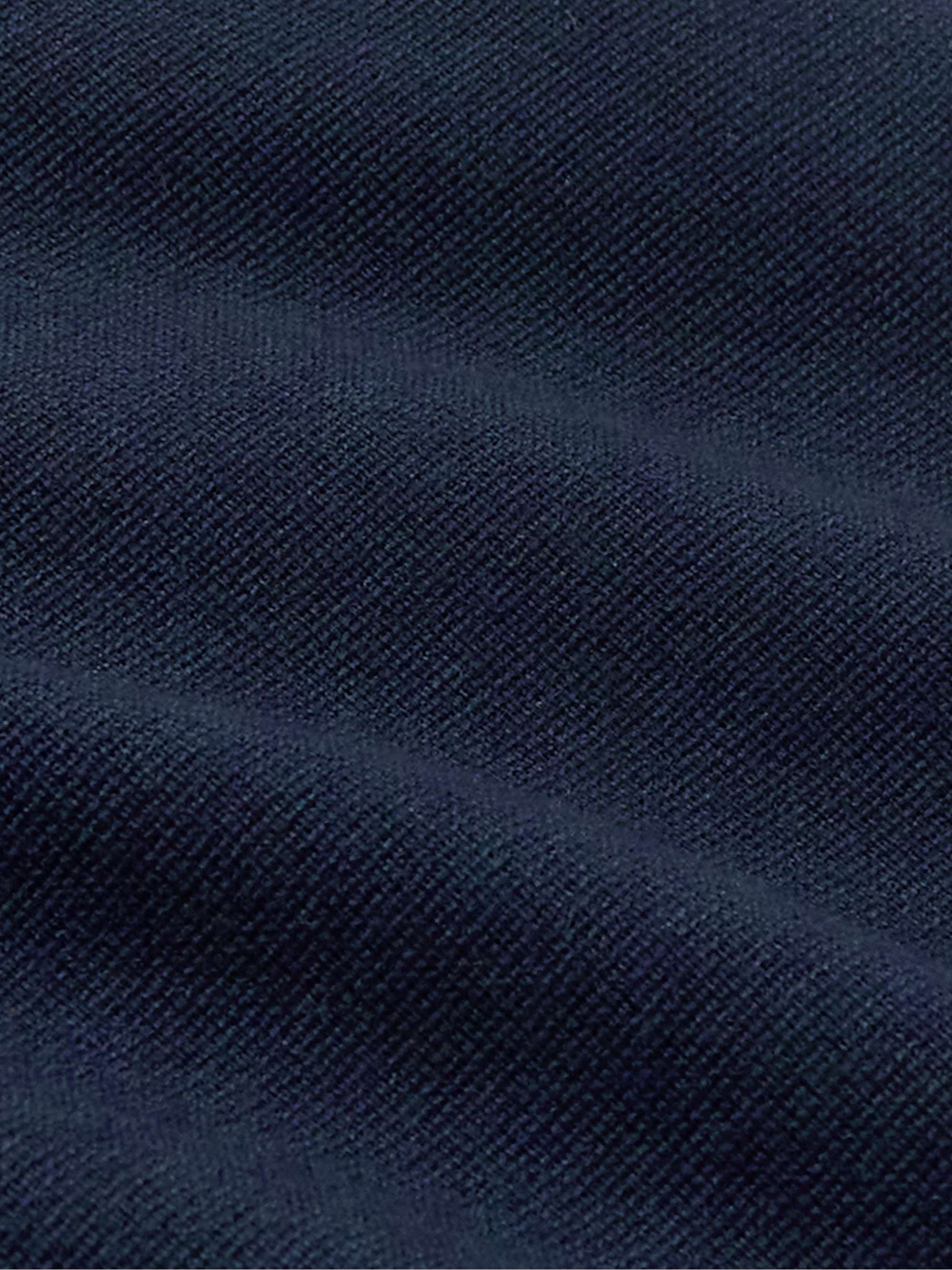 Cashmere and Silk-Blend Polo Shirt view