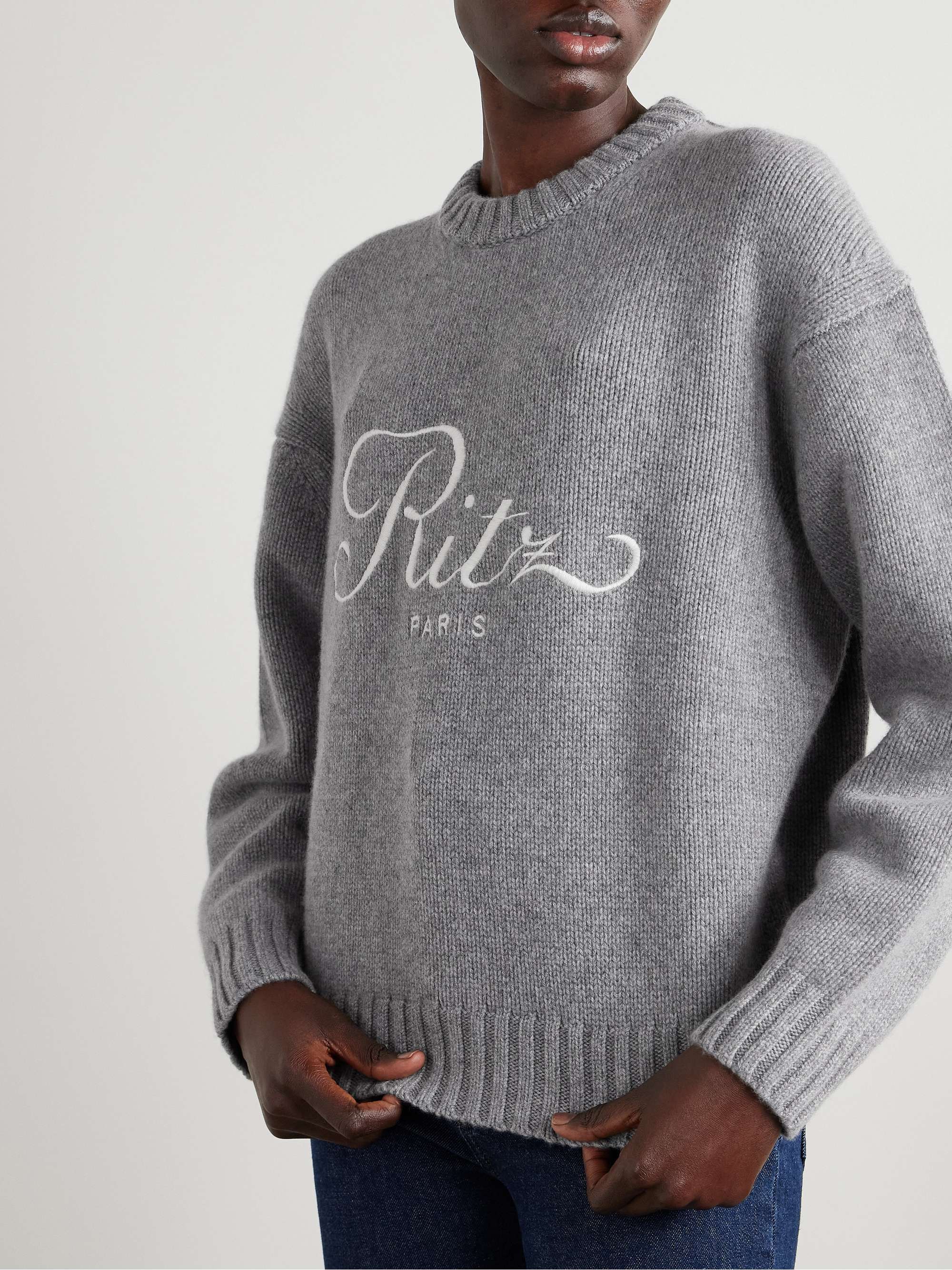 + Ritz Paris embroidered cashmere sweater view