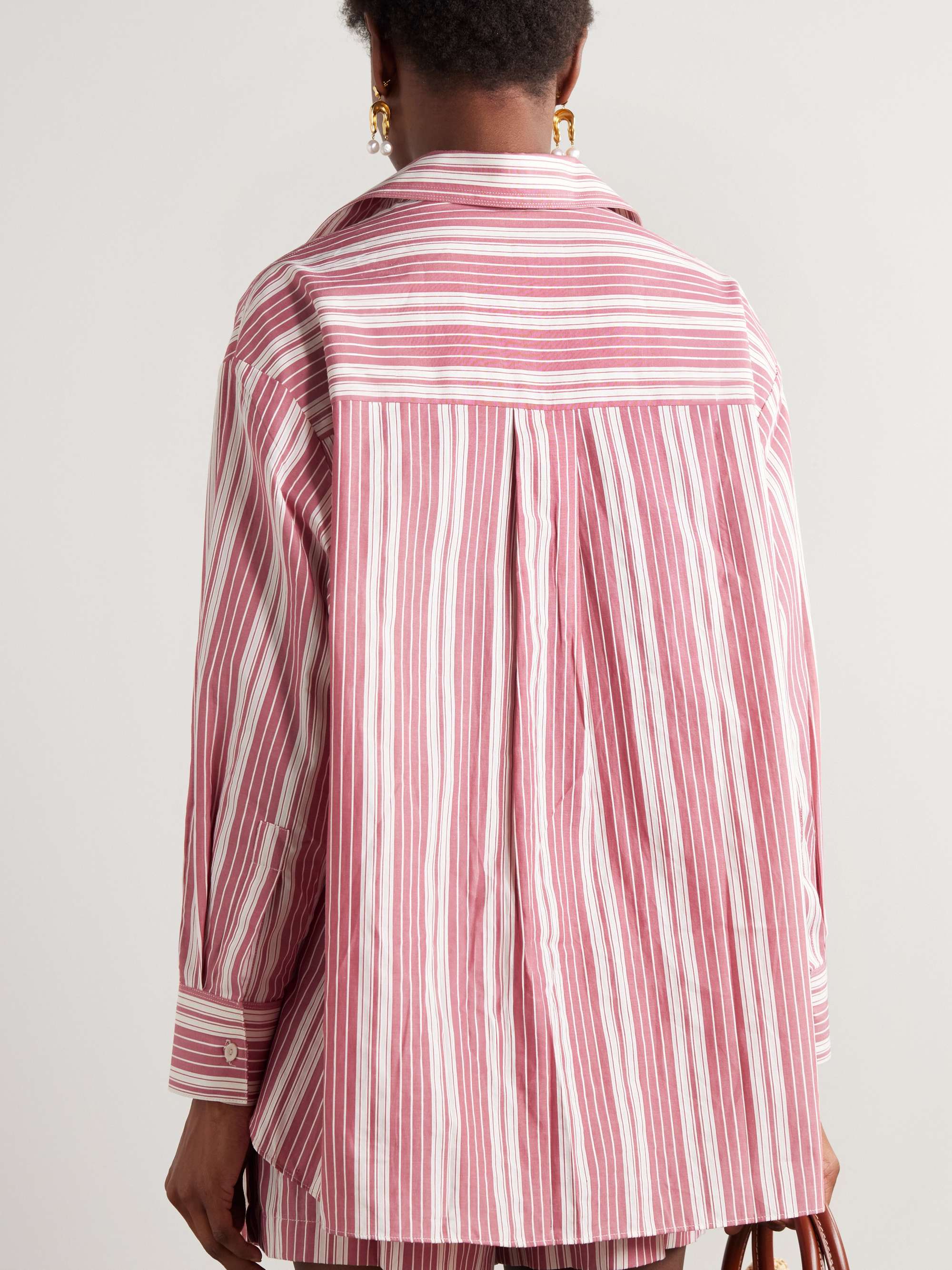 Capri striped cotton shirt view