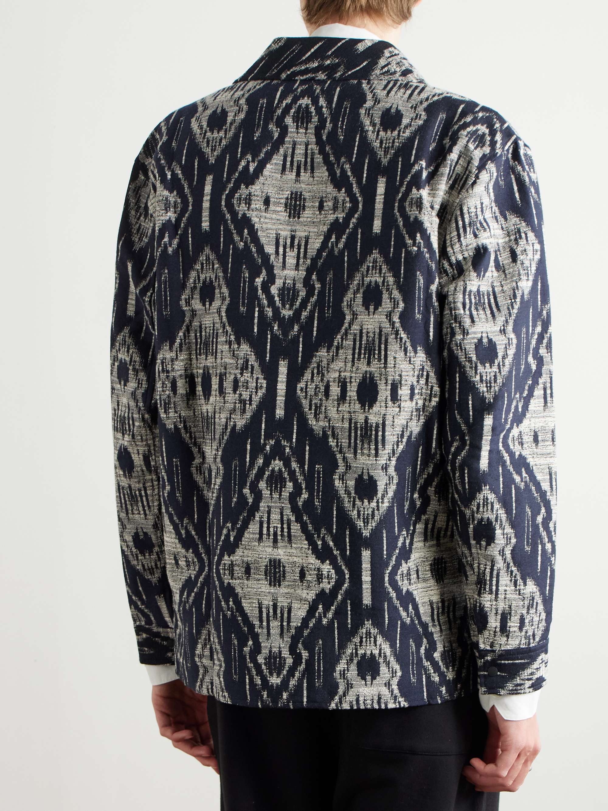 Twill-Jacquard Overshirt view