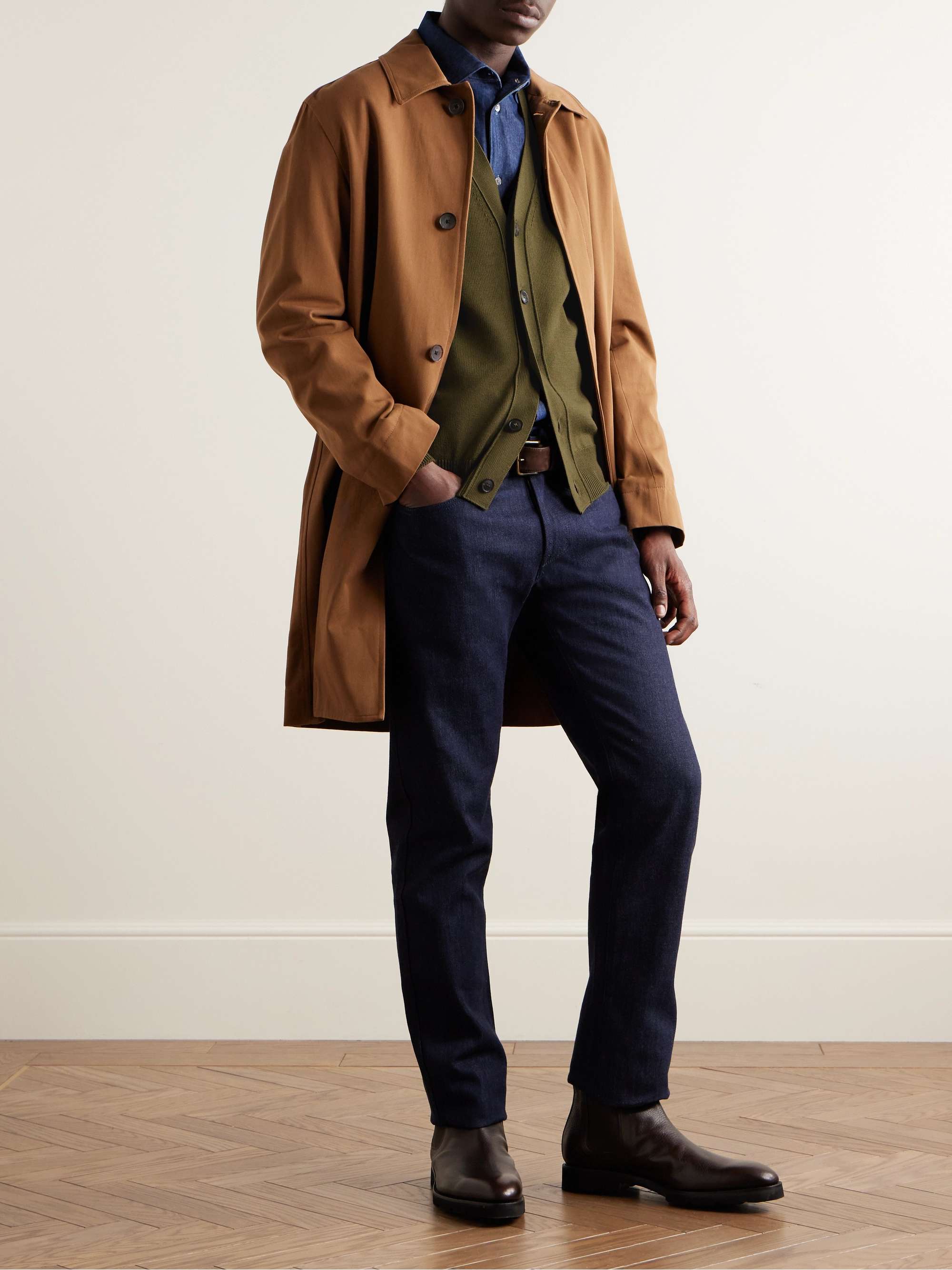 Audley Slim-Fit Wool Cardigan view
