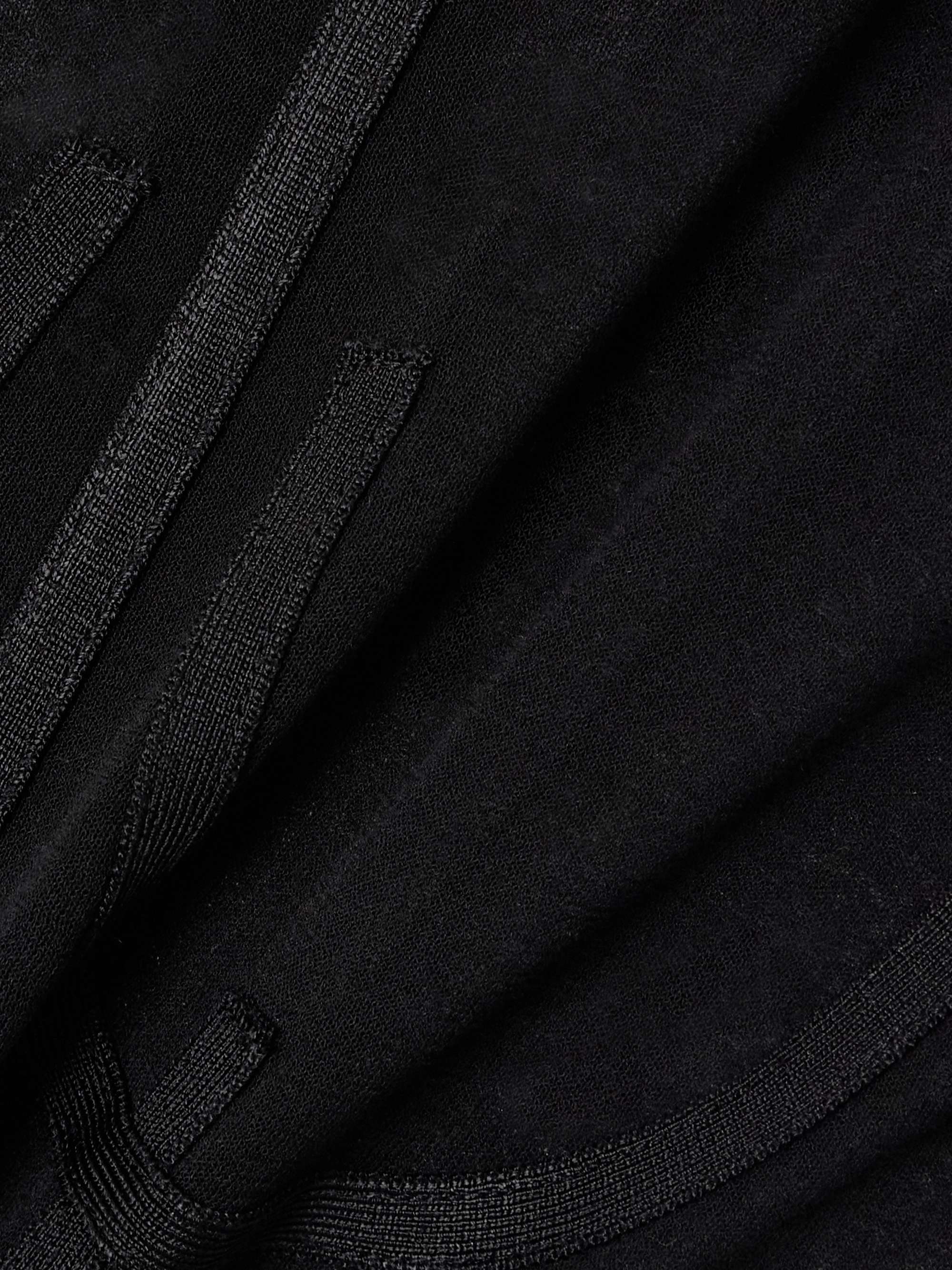 Paneled cotton-blend maxi dress view