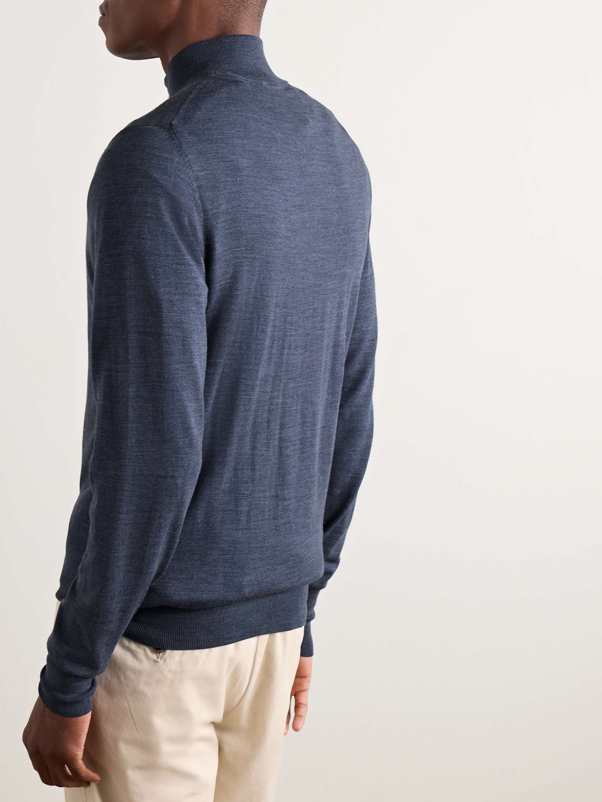 Escorial Wool Half-Zip Sweater view