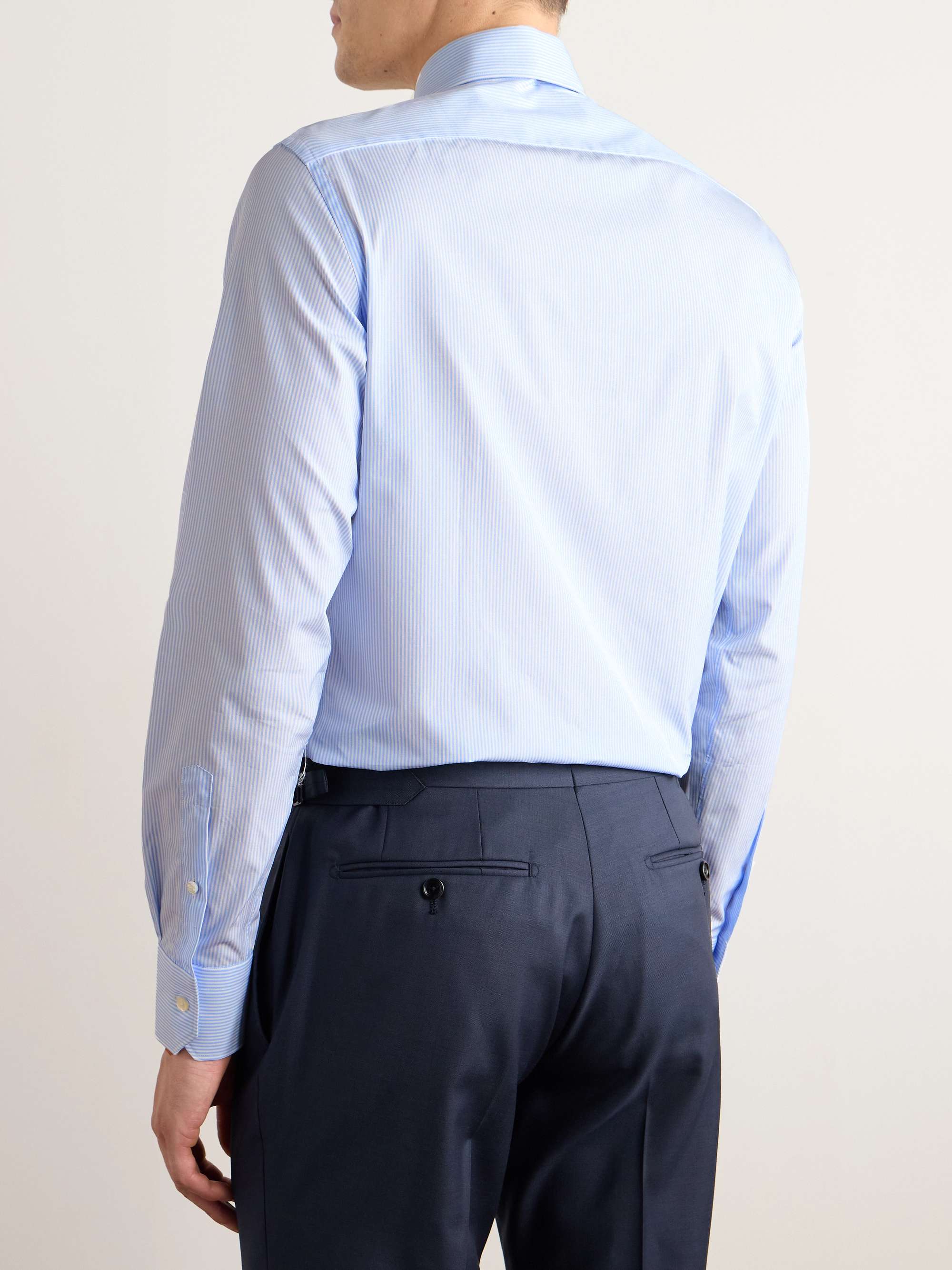 Cutaway-Collar Striped Trofeo™ Shirt view
