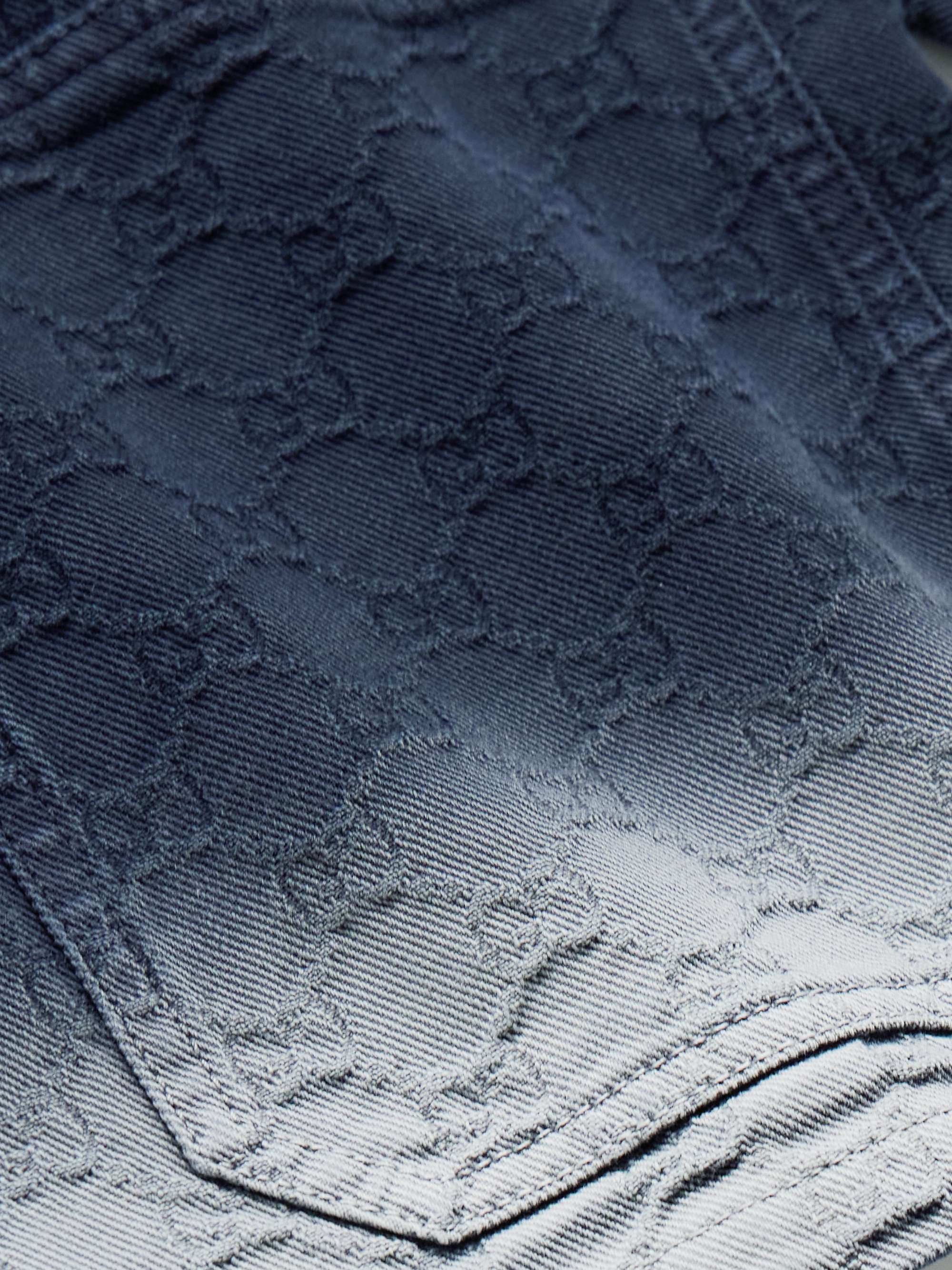 Dégradé Logo-Jacquard Denim Jacket view