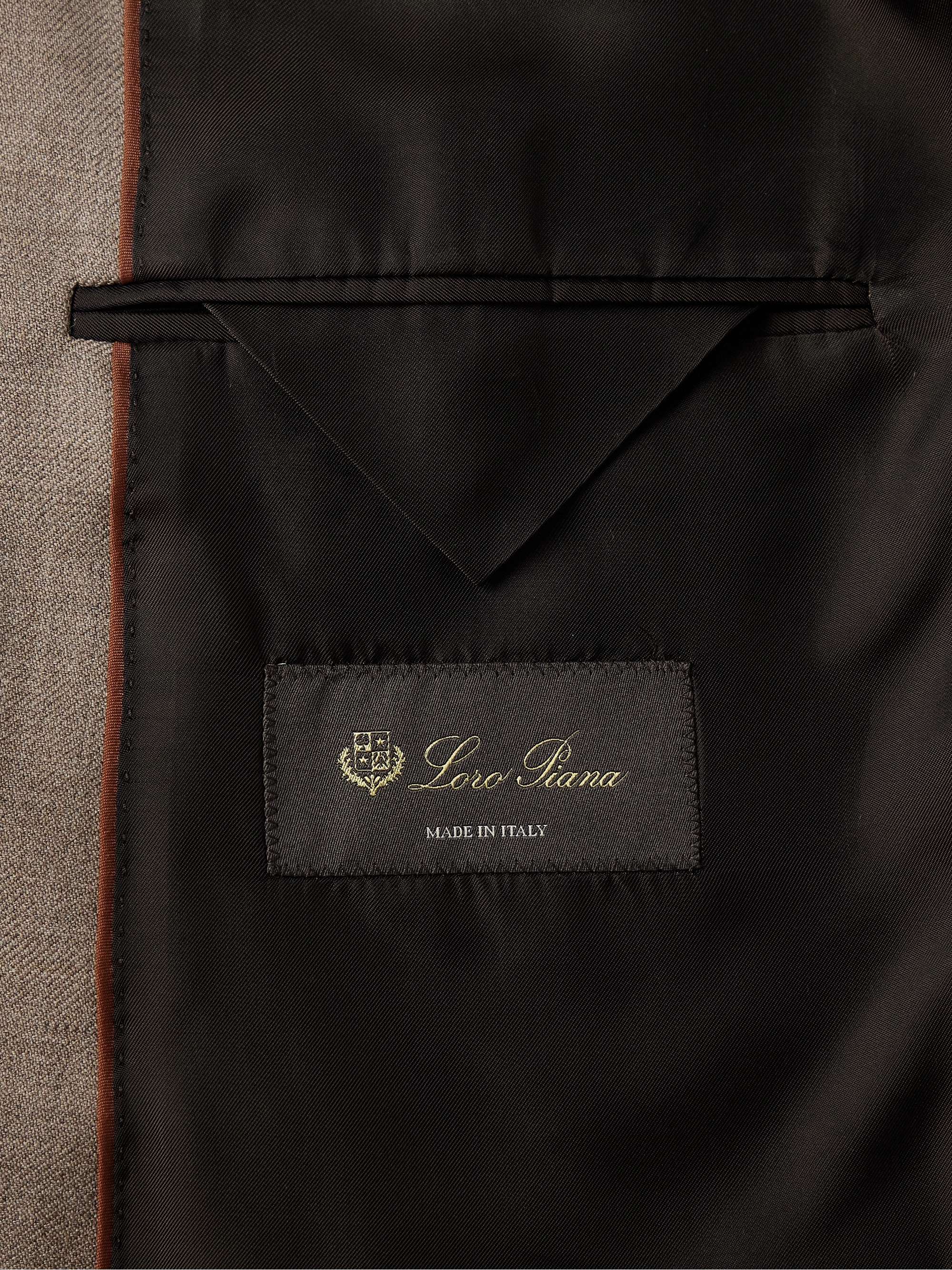 Double-Breasted Virgin Wool-Twill Suit Jacket view