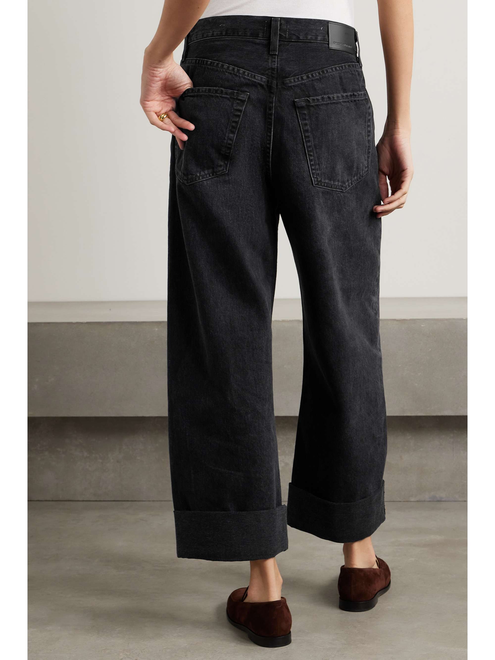 + NET SUSTAIN Ayla wide-leg organic jeans view