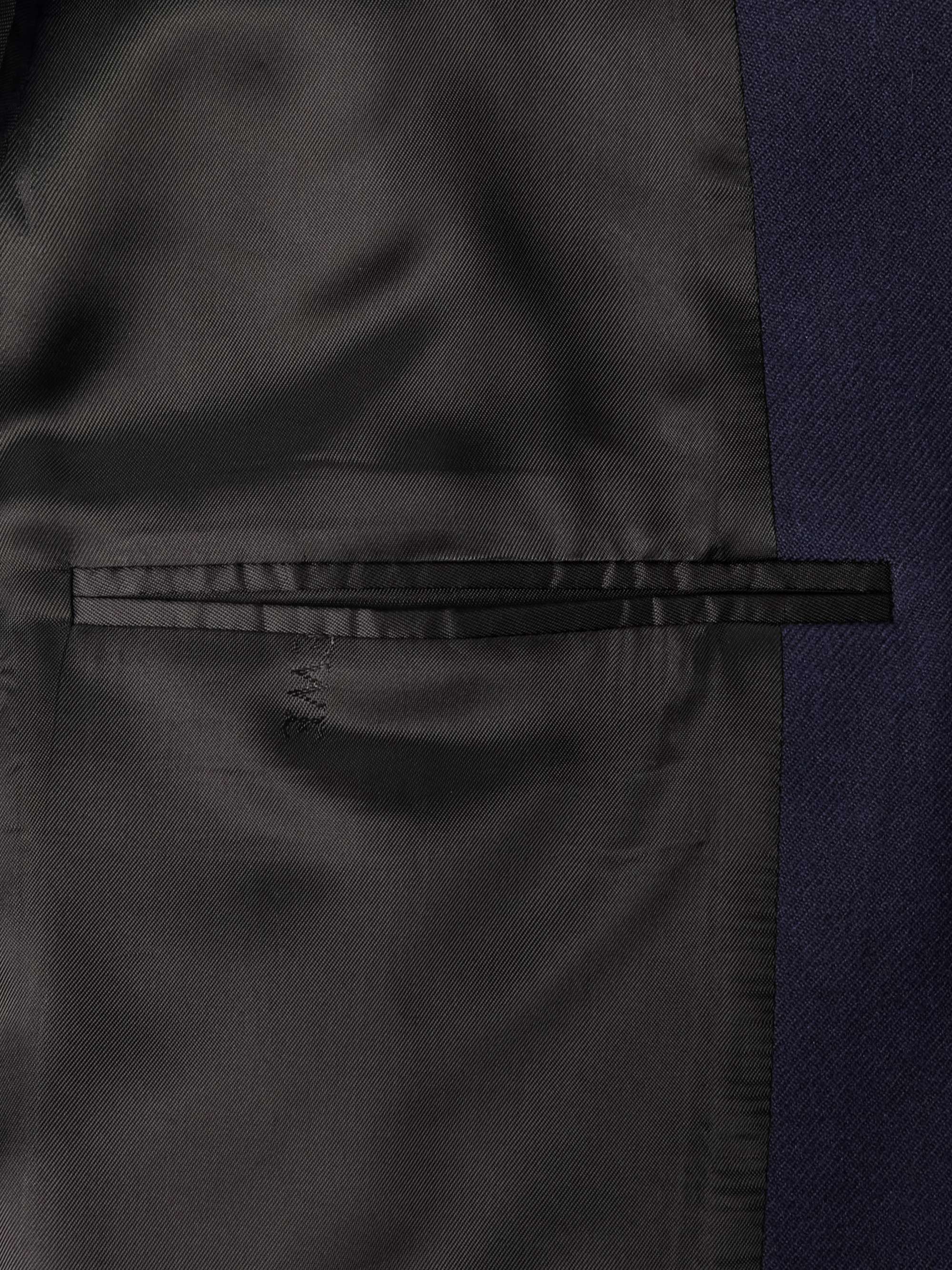 Double-Breasted Wool-Twill Suit Jacket view