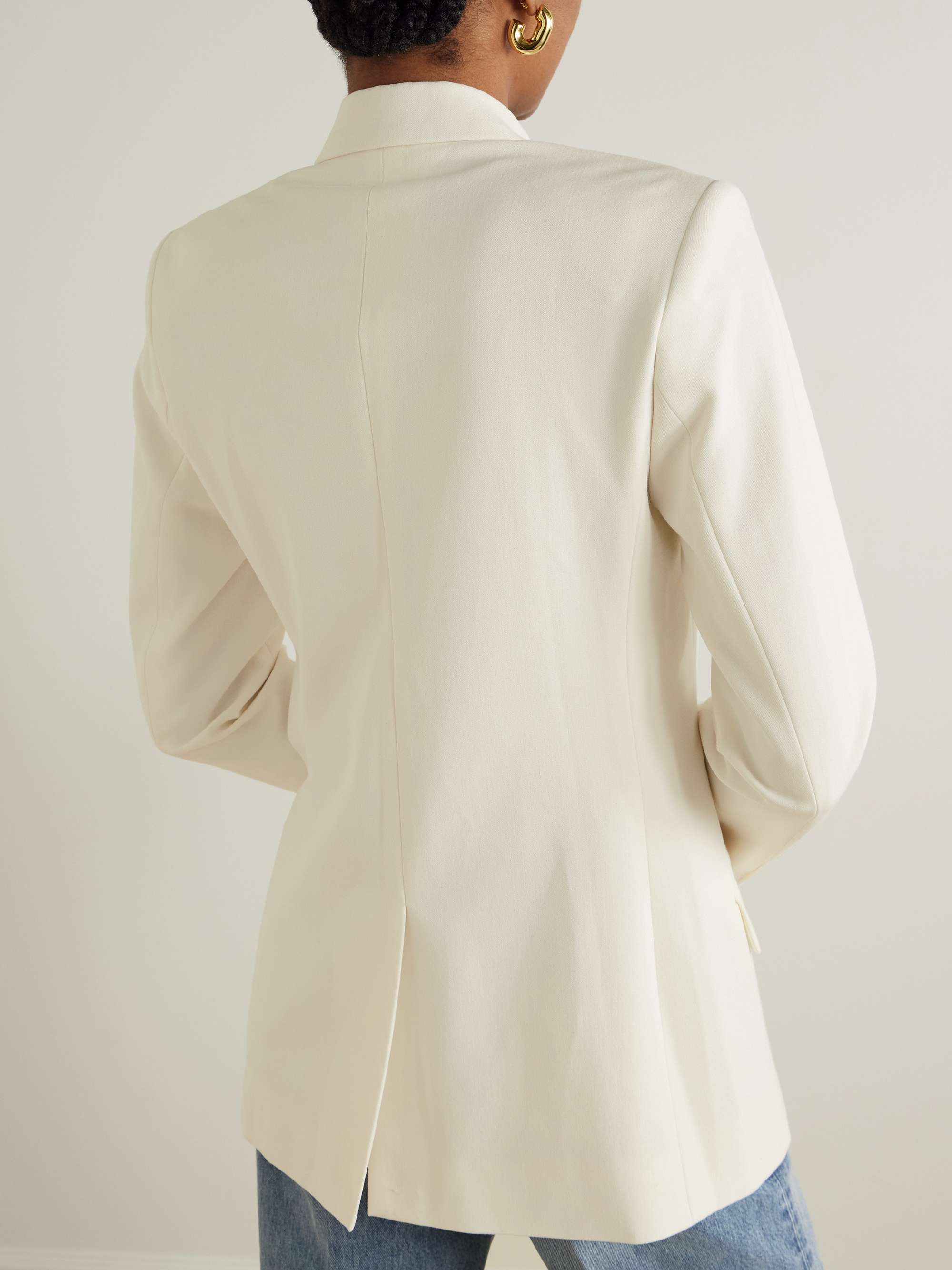 The Relaxed Everyday double-breasted woven blazer view