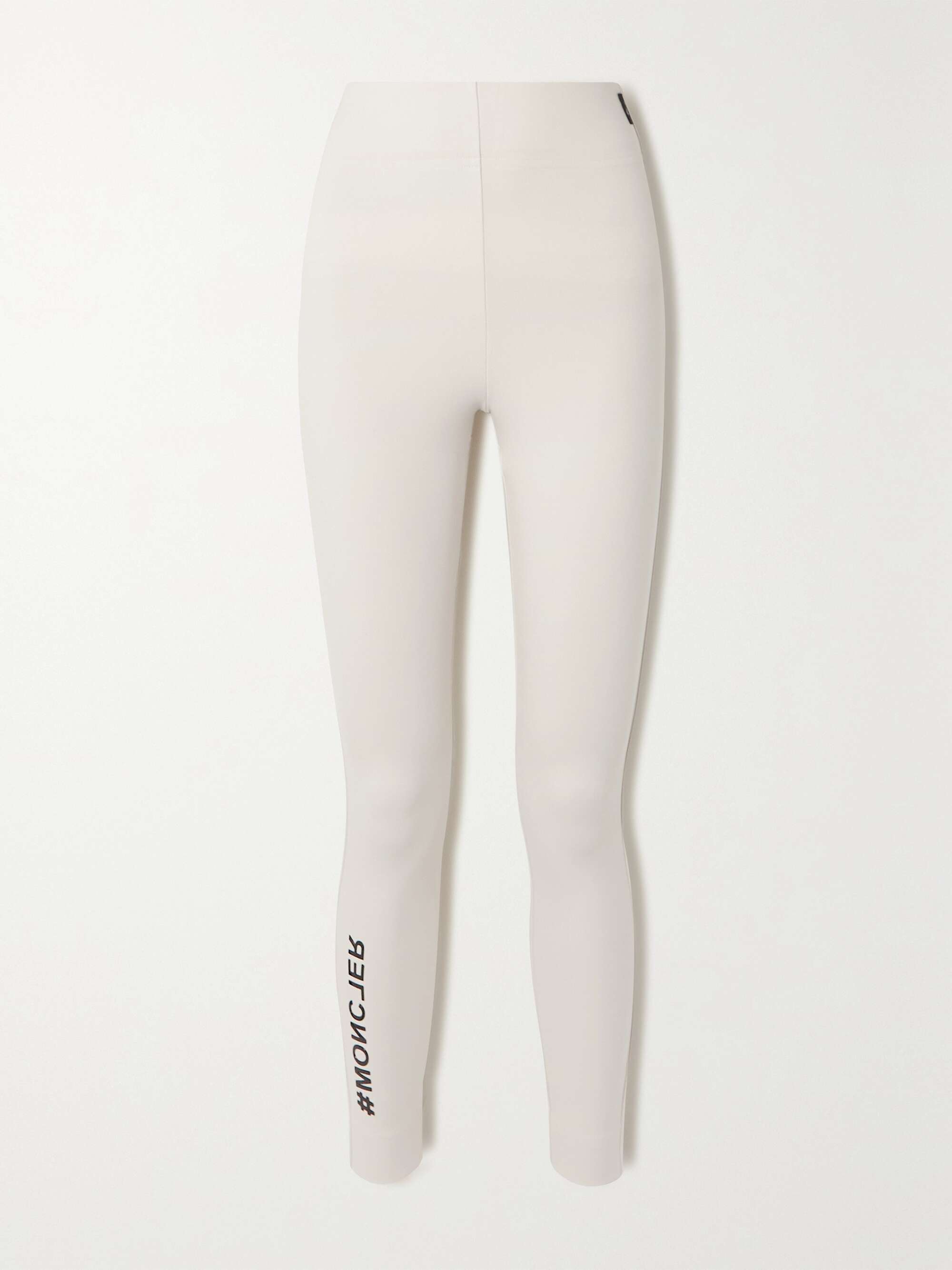 Printed stretch-jersey leggings view