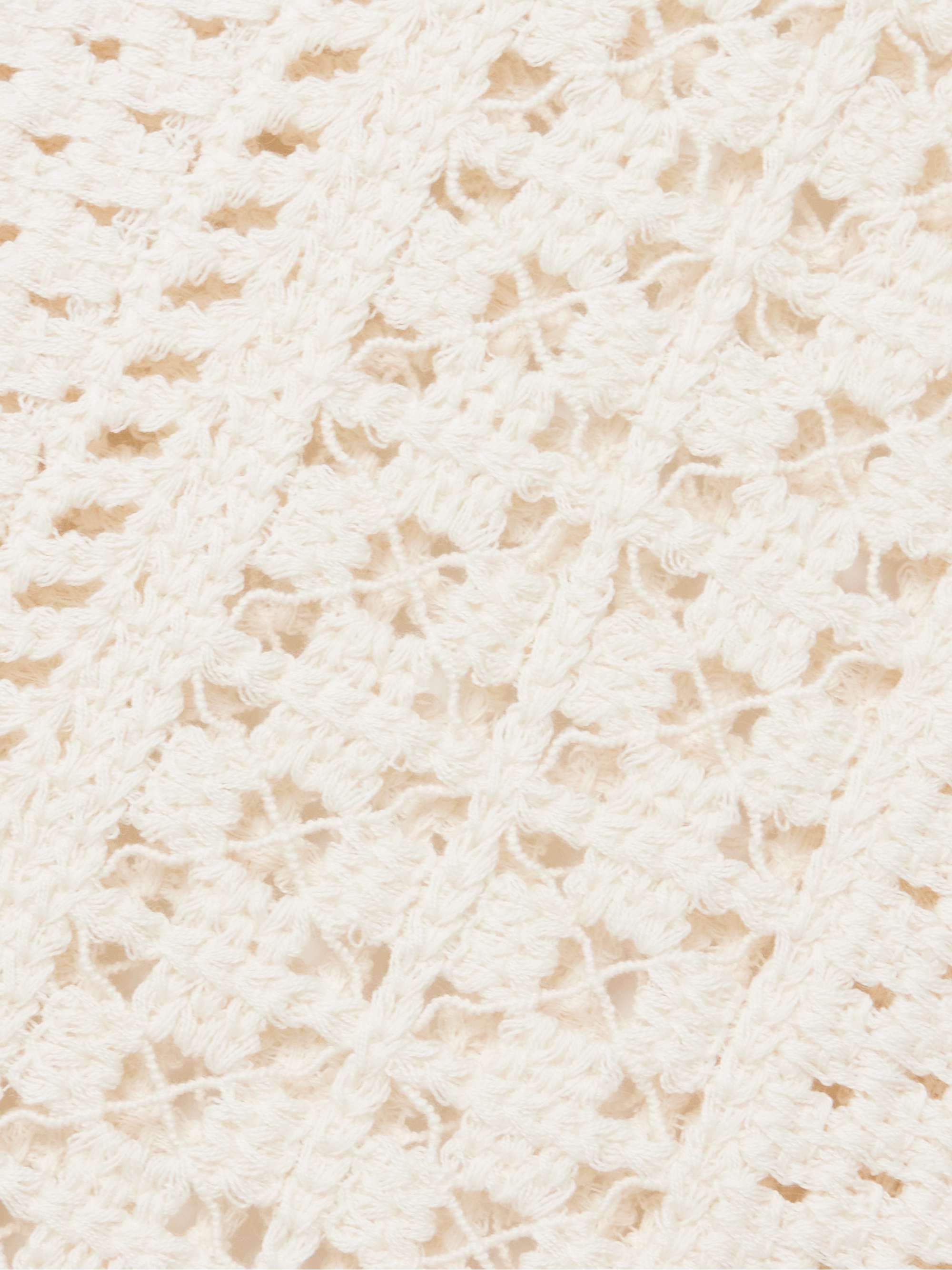 Gala crocheted cotton mini dress view