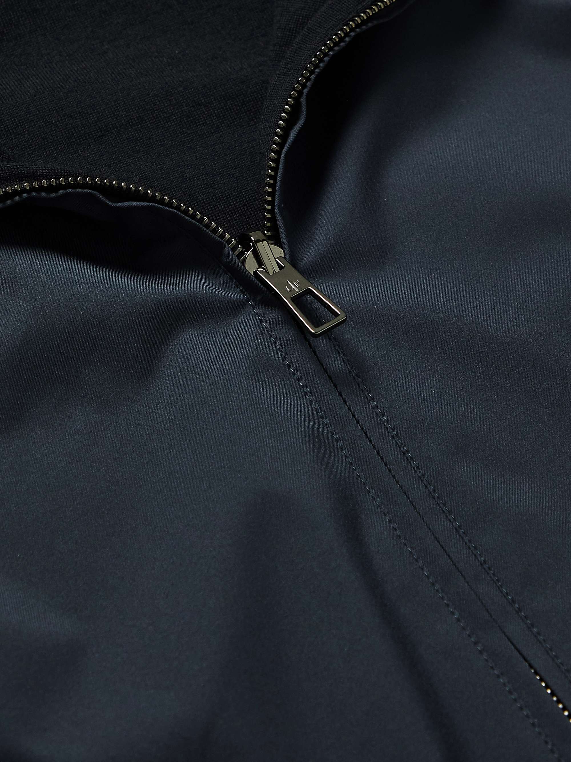Slim-Fit Storm System Reversible Nylon and Wool Gilet view
