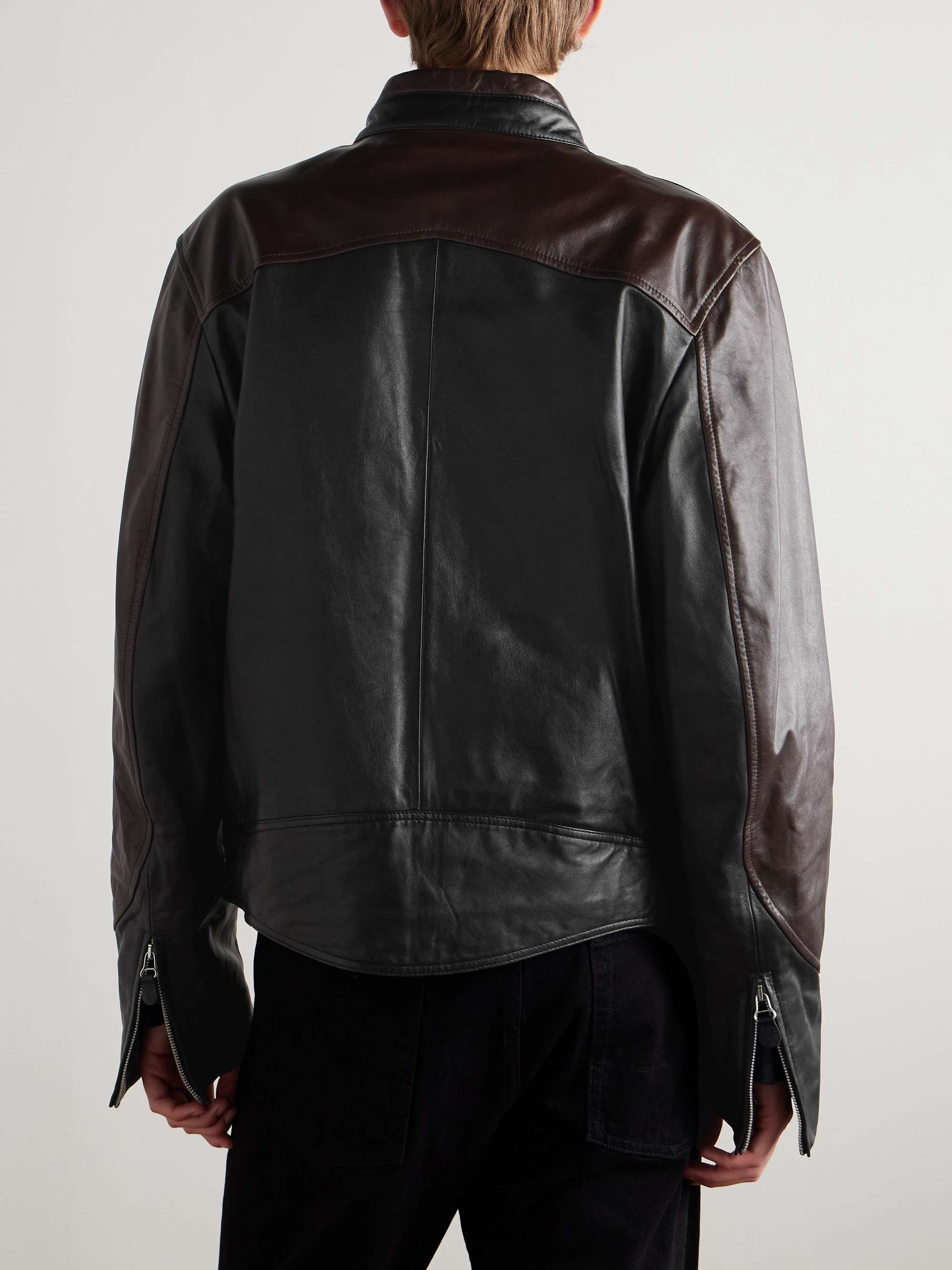 + Emporio Armani Grande Trix Leather Jacket view