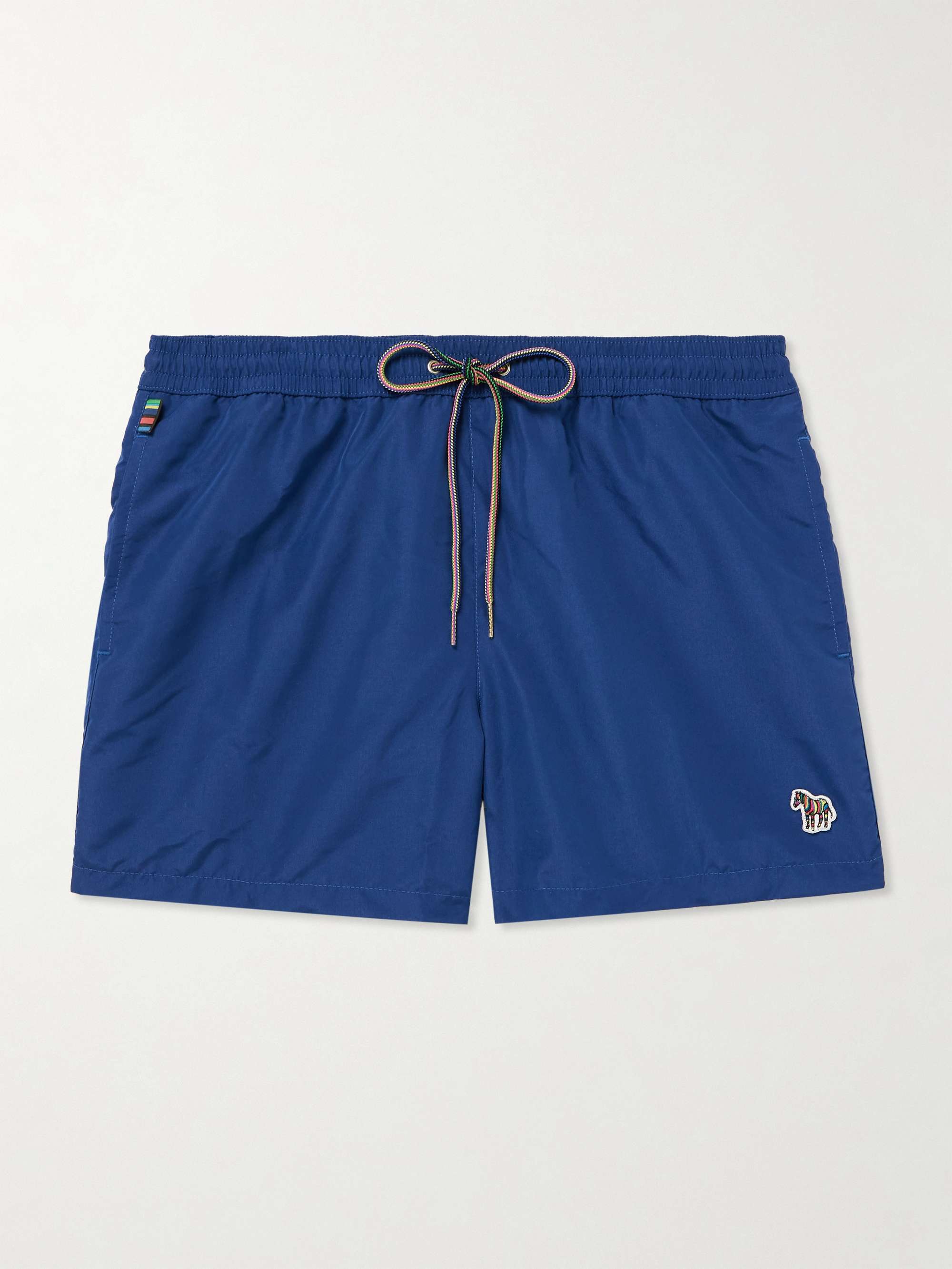 Logo-Appliquéd Straight-Leg Mid-Length Recycled Swim Shorts view