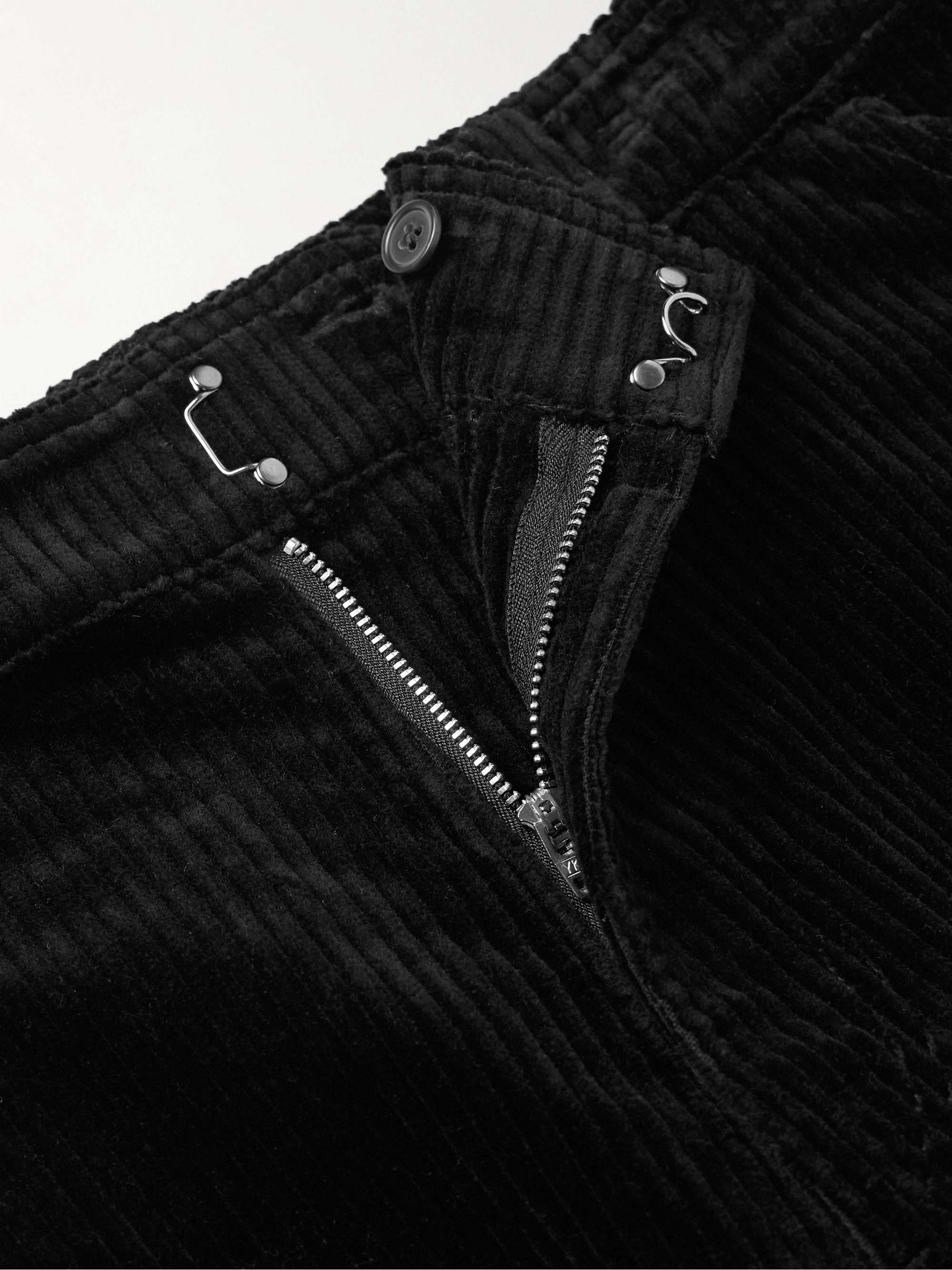 Fergus Straight-Leg Cotton-Blend Corduroy Trousers view