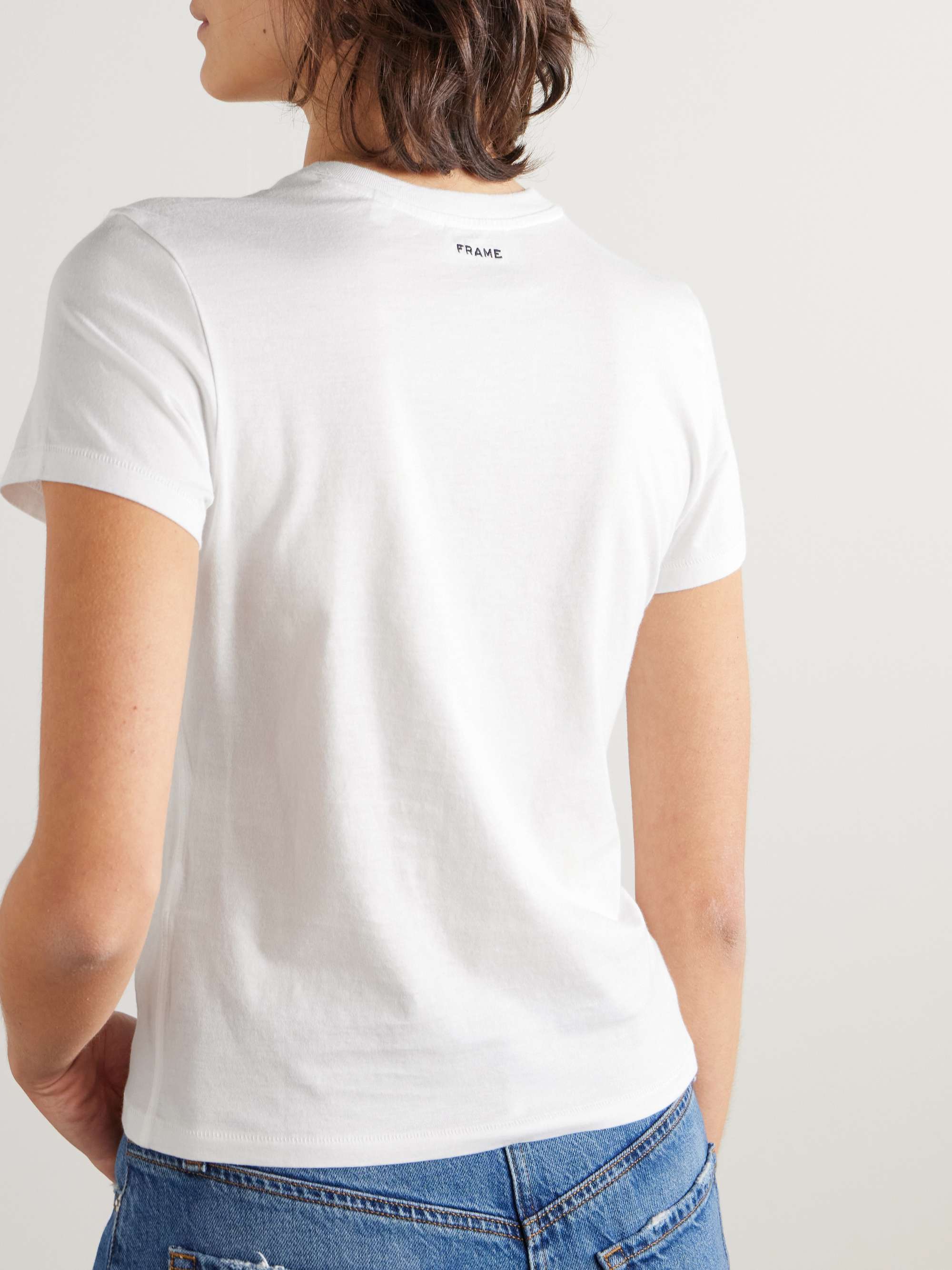 + Ritz Paris embroidered cotton-jersey T-shirt view