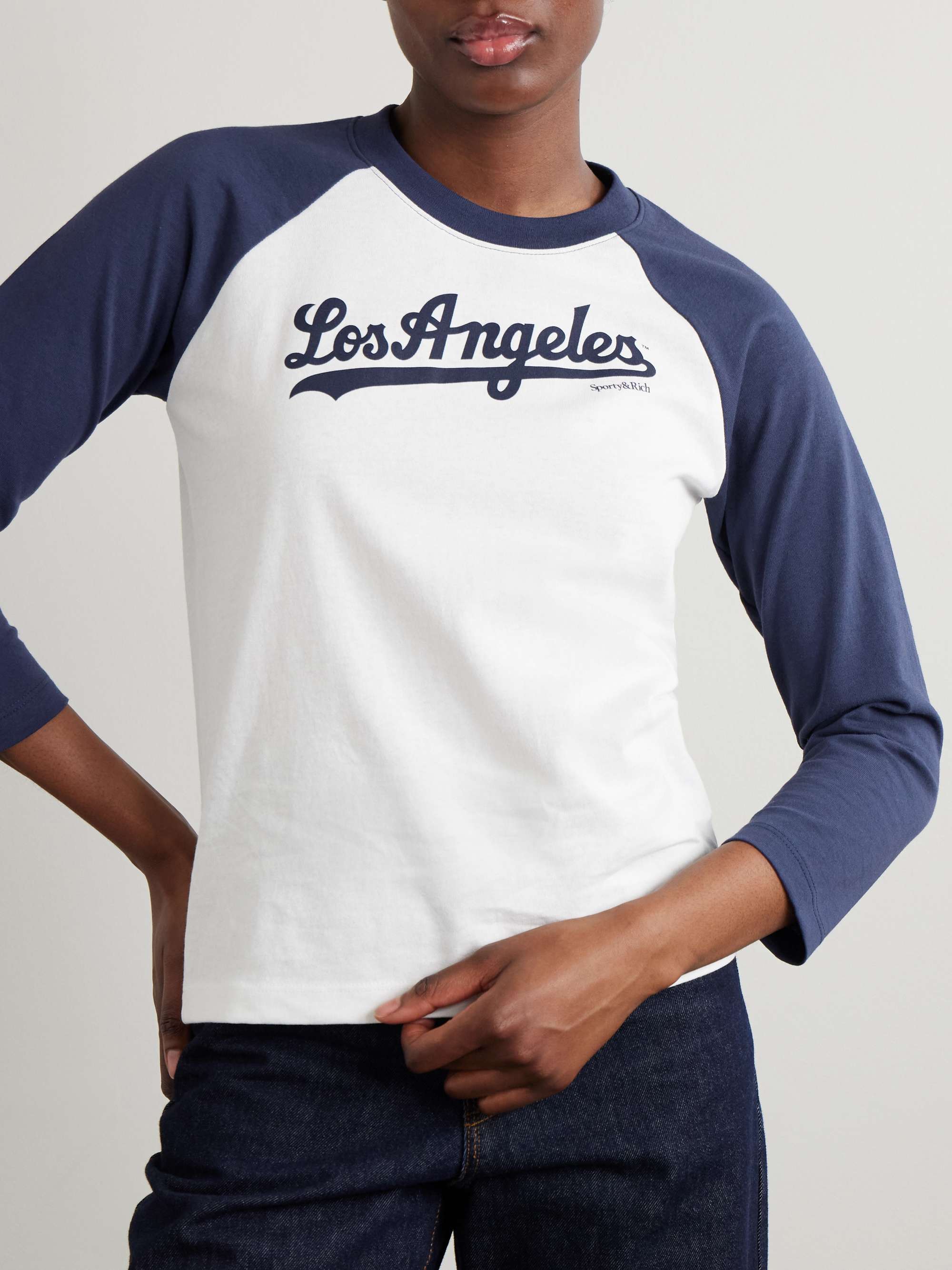 + LA Dodgers printed cotton-jersey T-shirt view