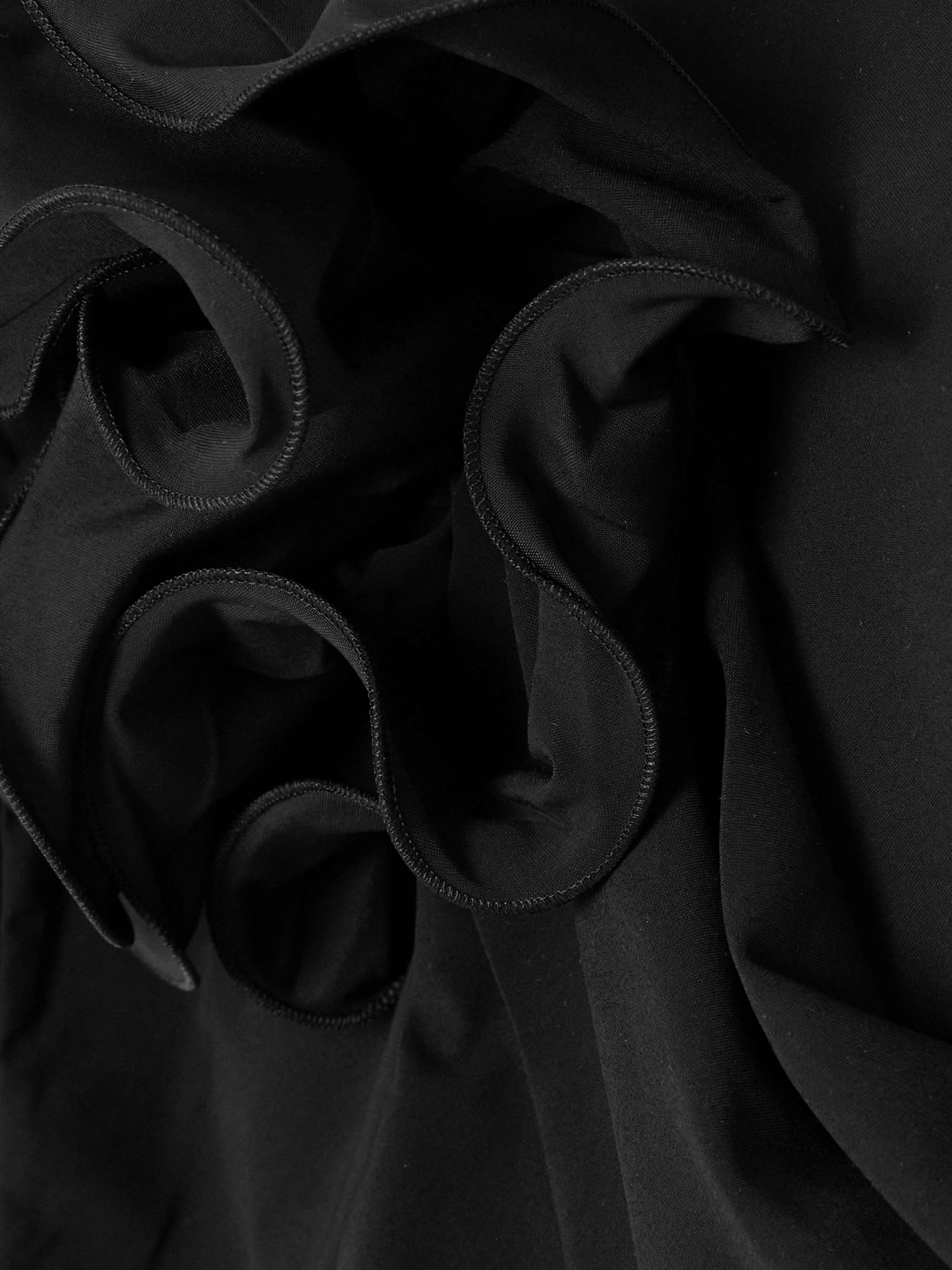 Appliquéd ruched swimsuit view