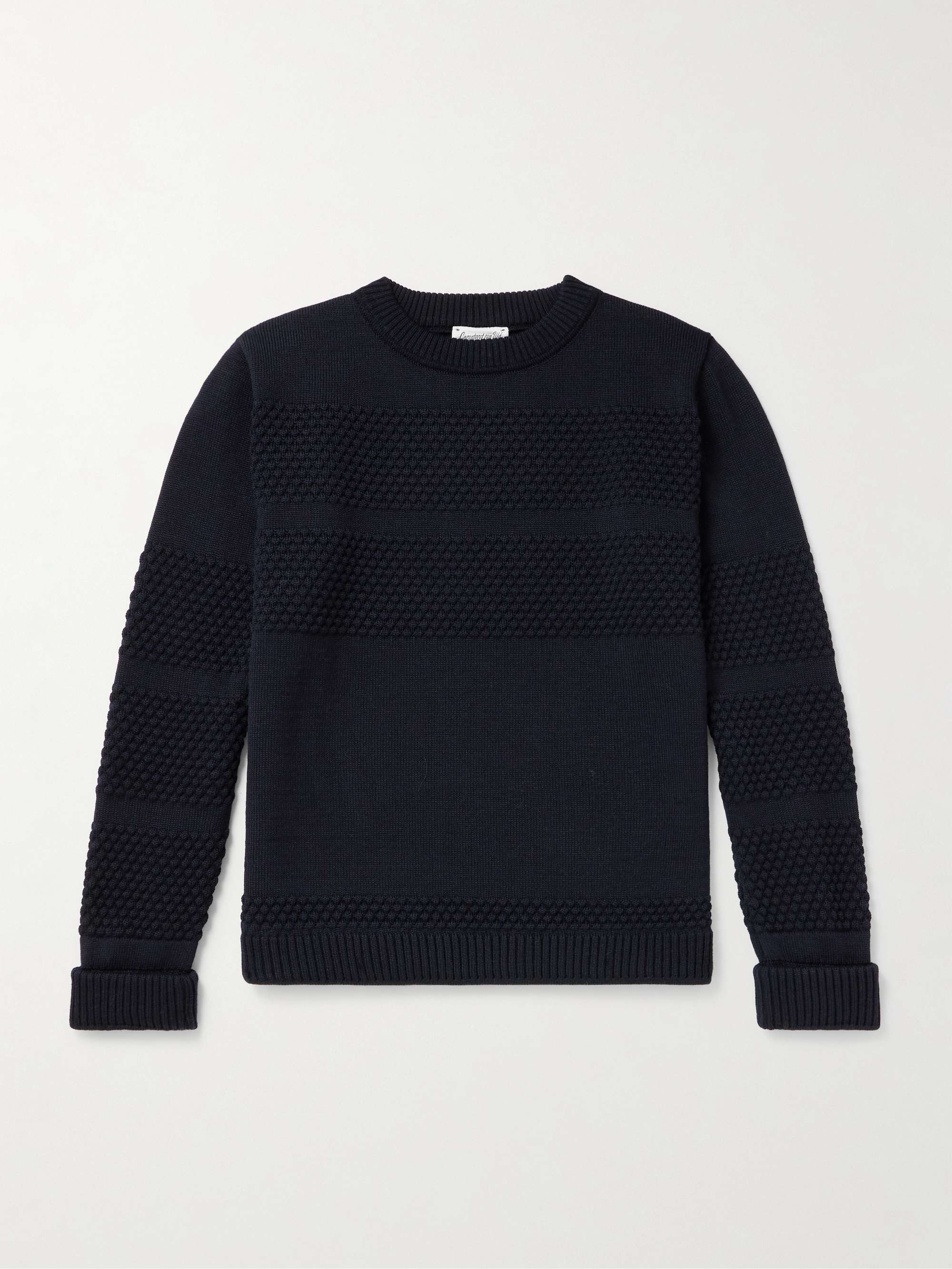 Fisherman II Textured Virgin Wool Sweater view