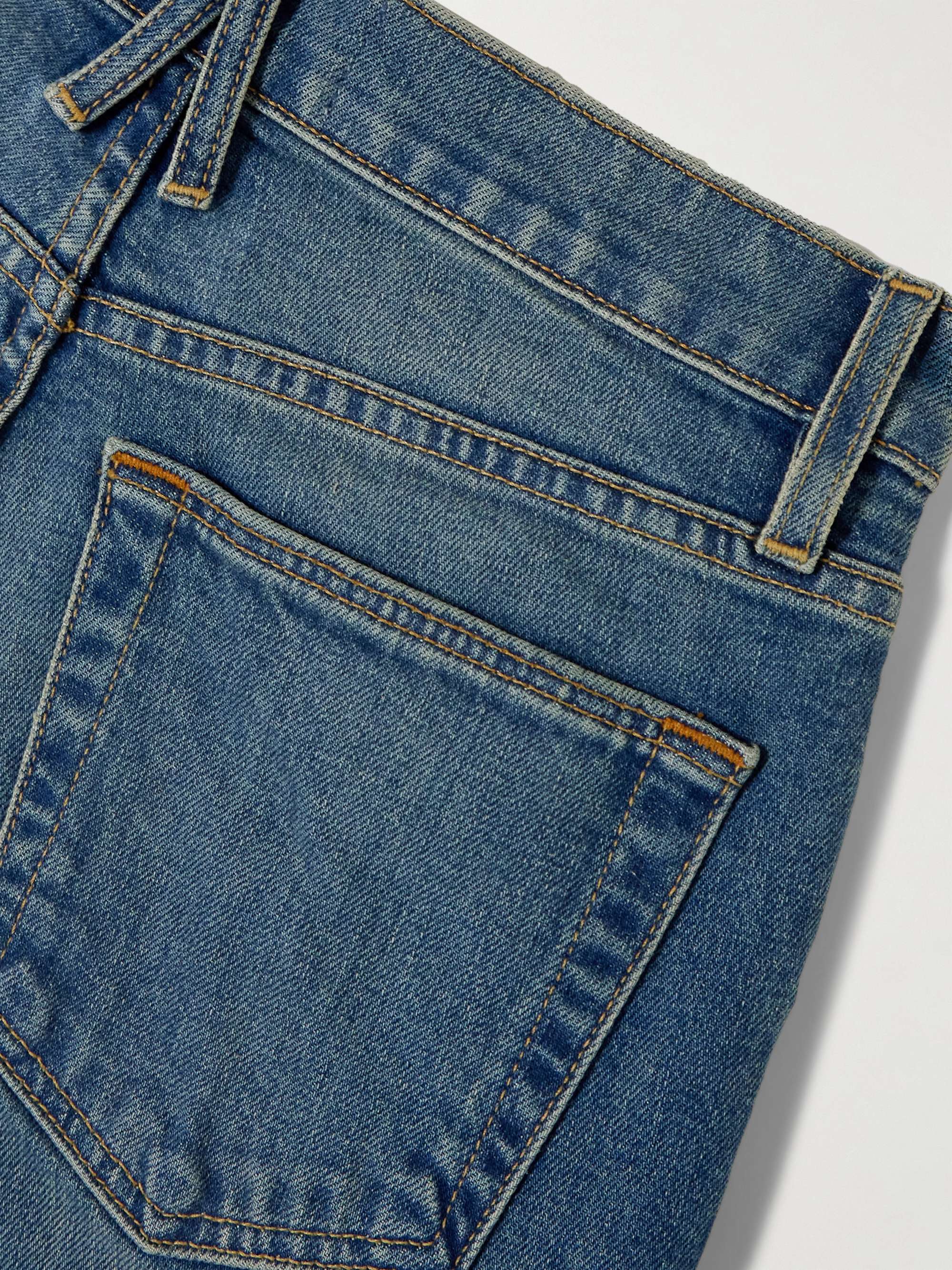 Sophie Long mid-rise straight-leg organic jeans view