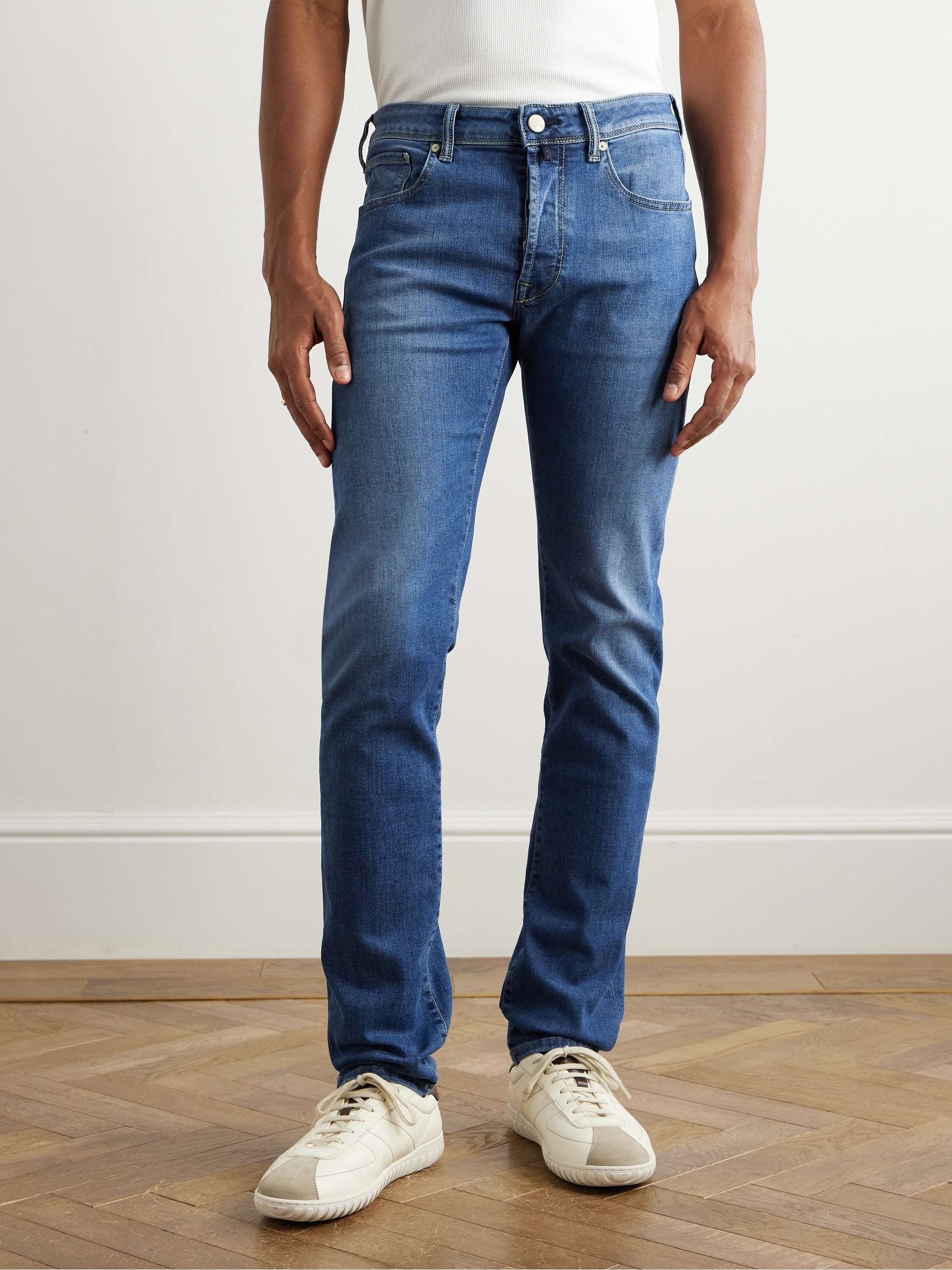 Blue Division Slim-Fit Straight-Leg Jeans view