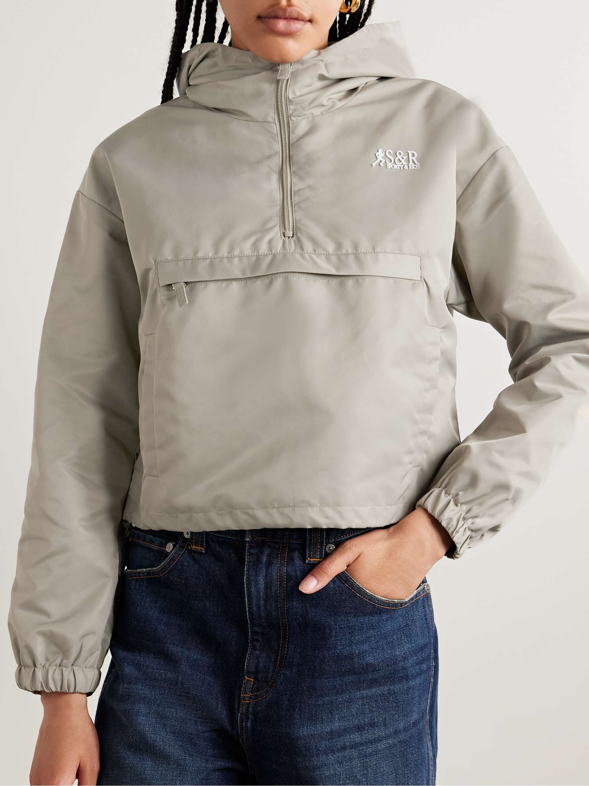 Devi hooded shell jacket view