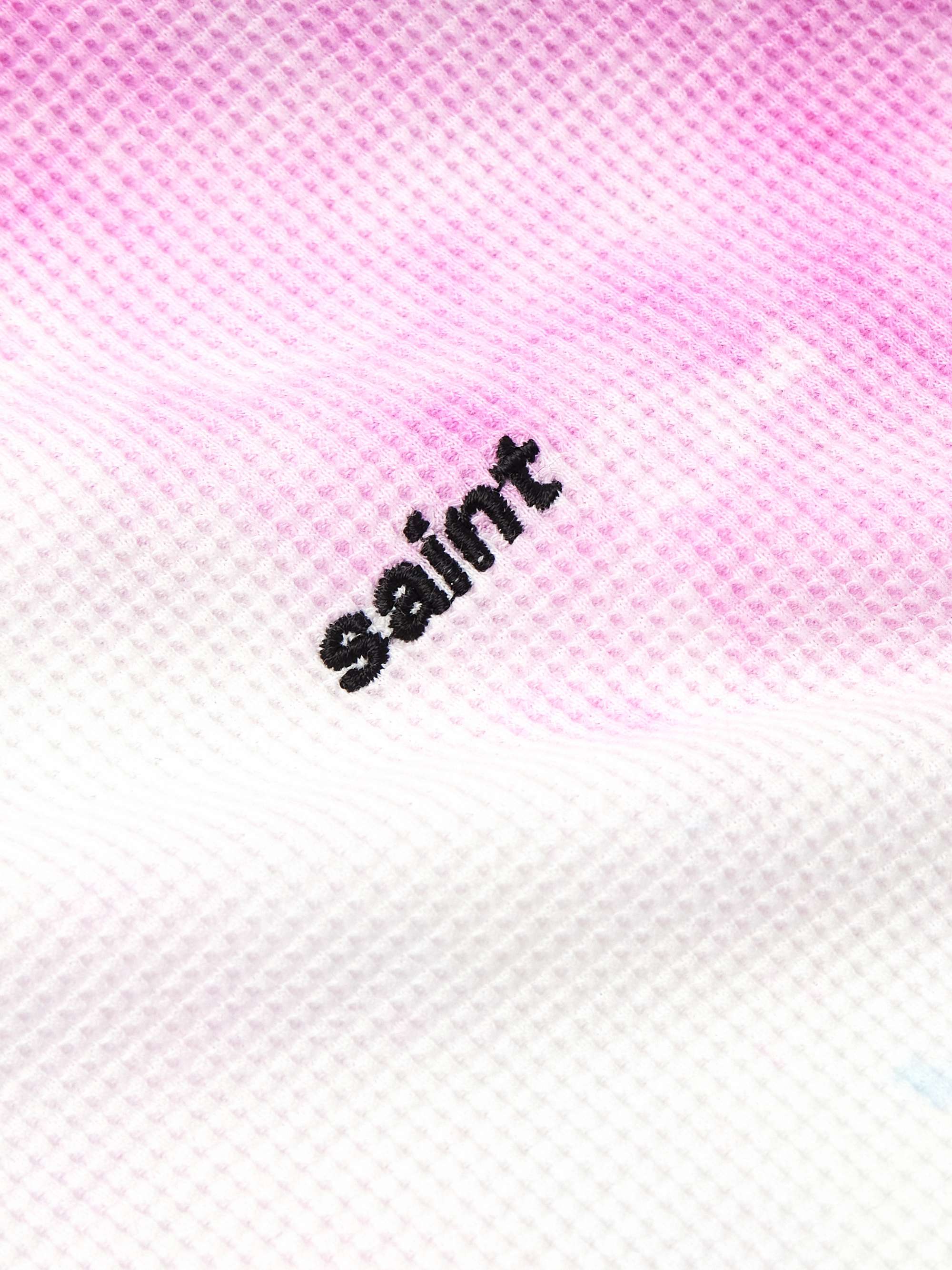 Slim-Fit Logo-Embroidered Tie-Dyed Waffle-Knit Cotton T-Shirt view