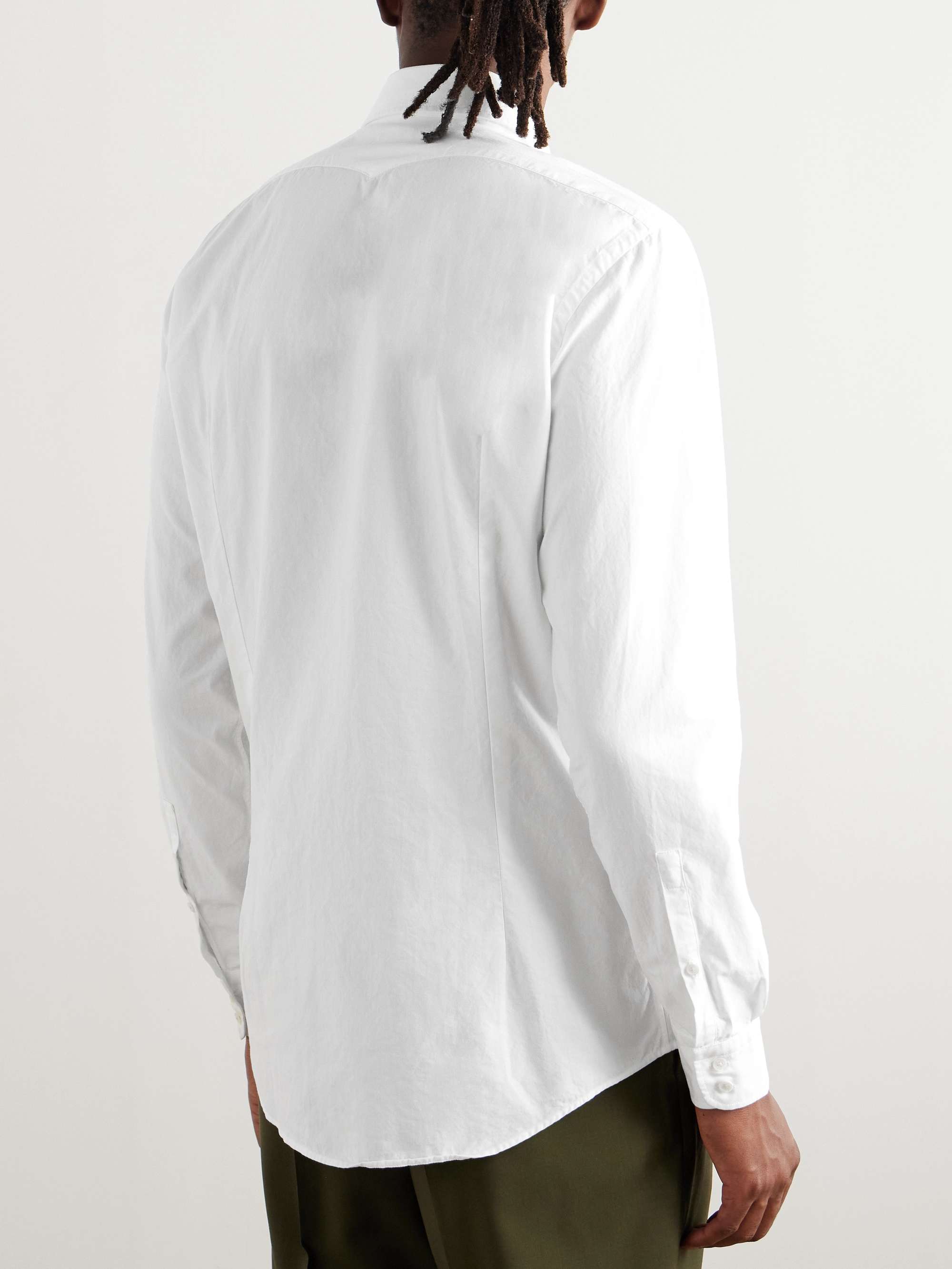 Canary Slim-Fit Cotton-Poplin Shirt view