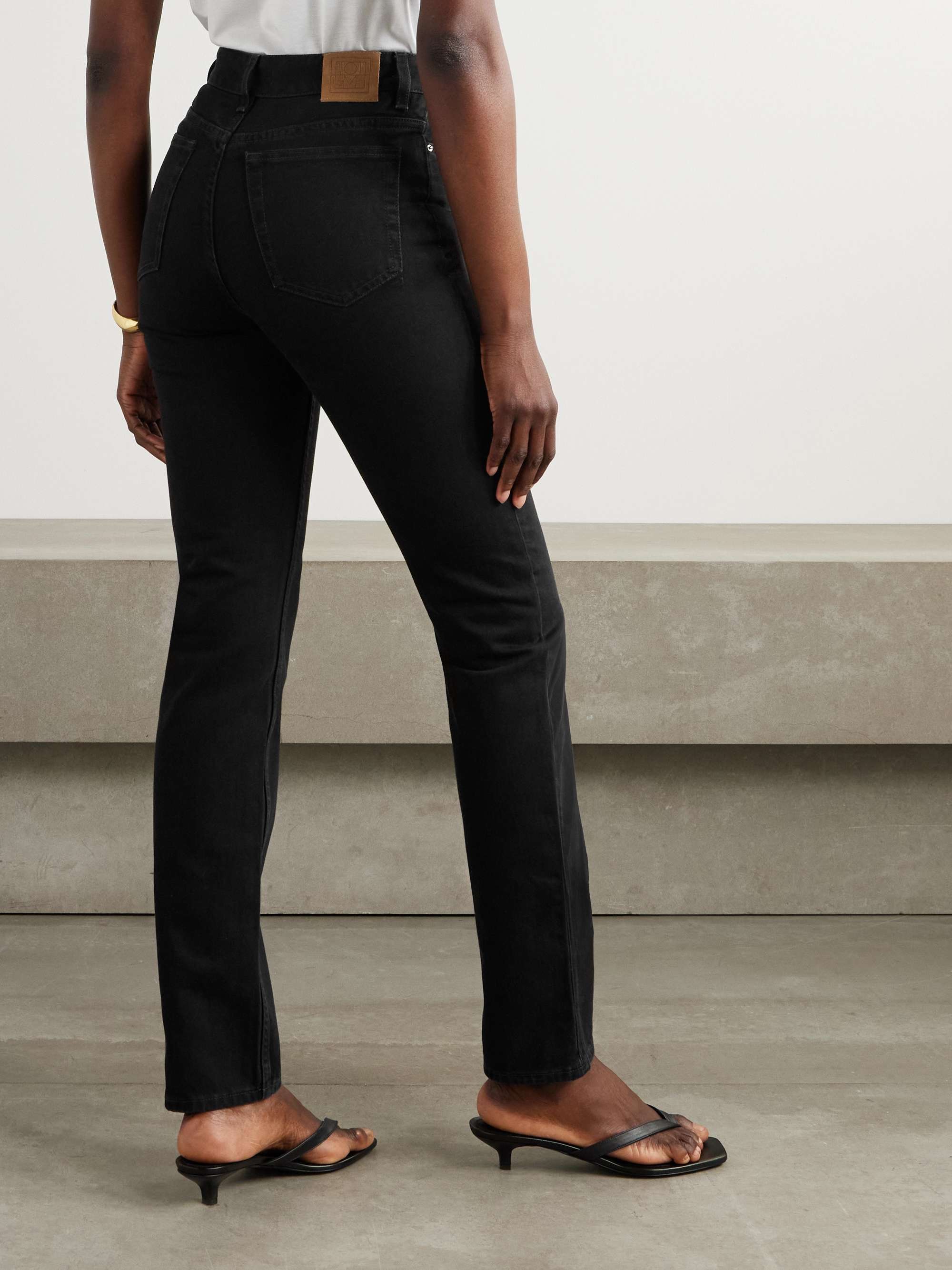 Mid-rise slim-fit jeans view