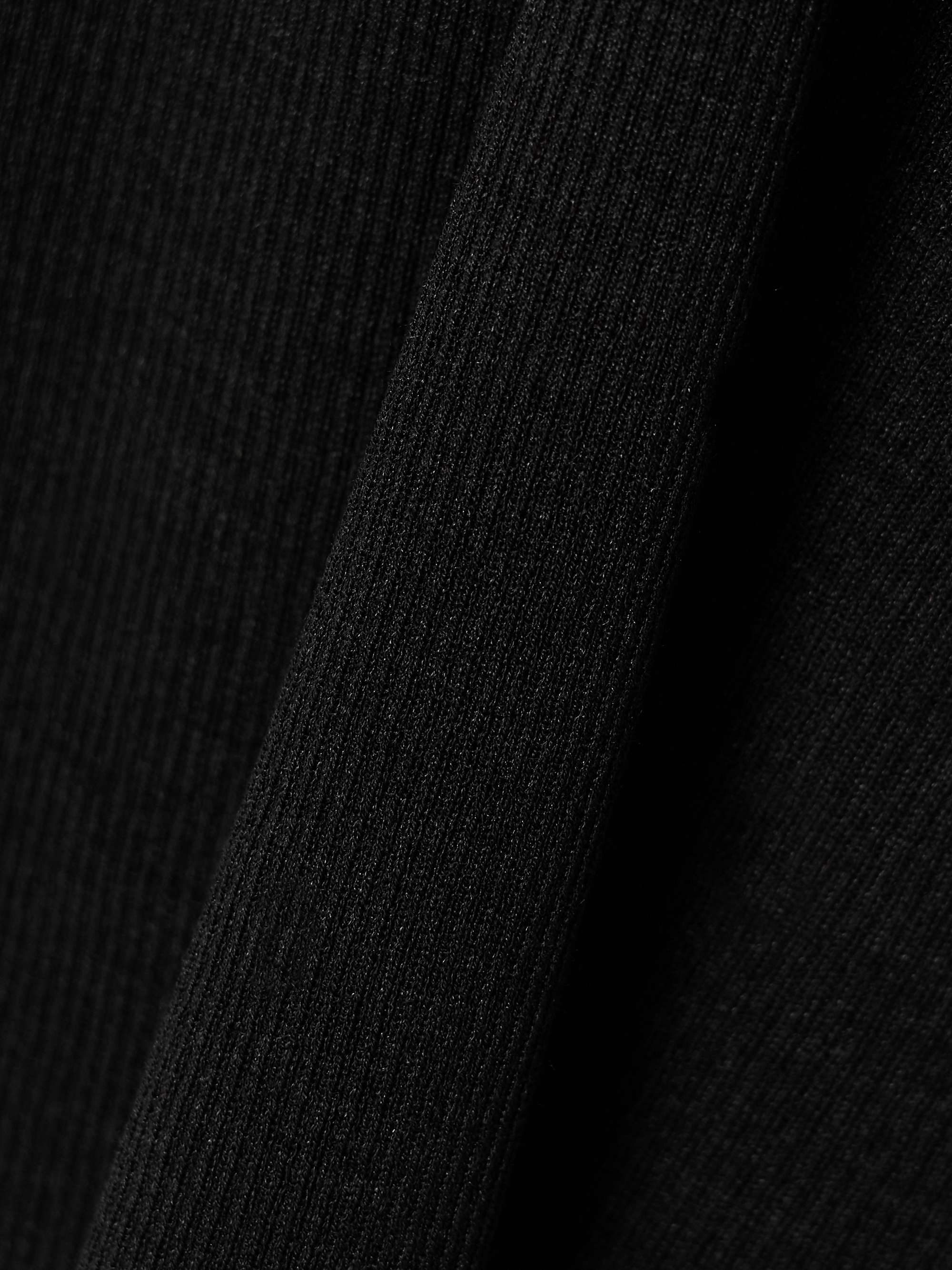 Hettie ribbed silk T-shirt view