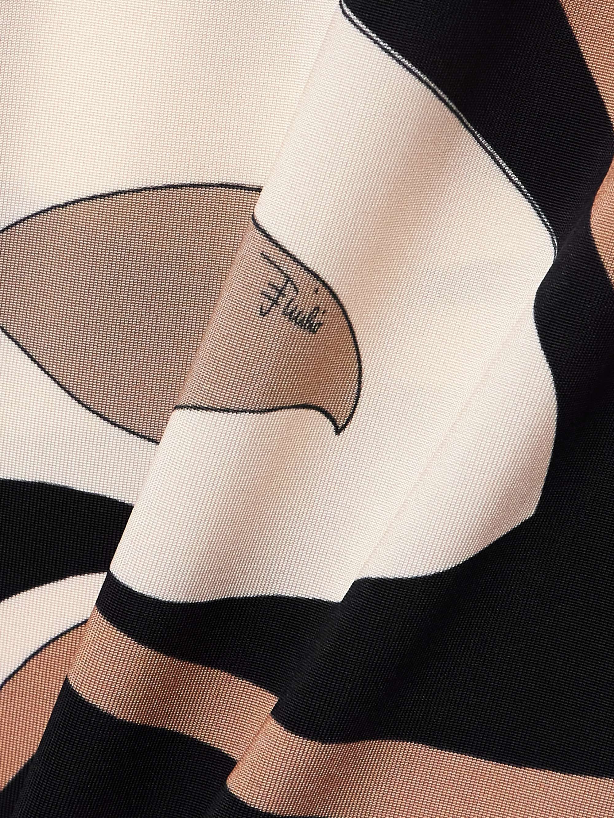 Printed jersey maxi dress view