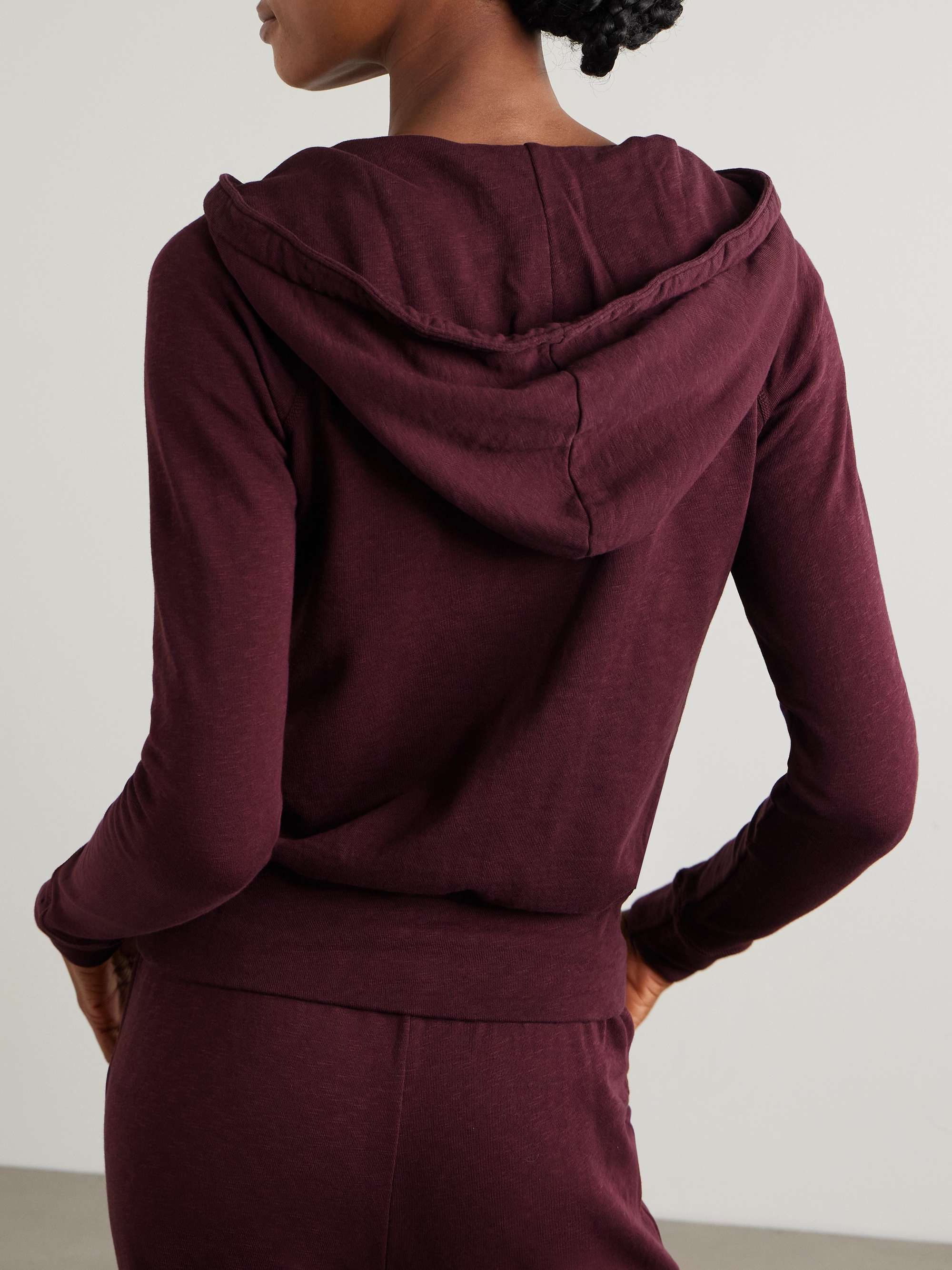 Cotton-terry hoodie view